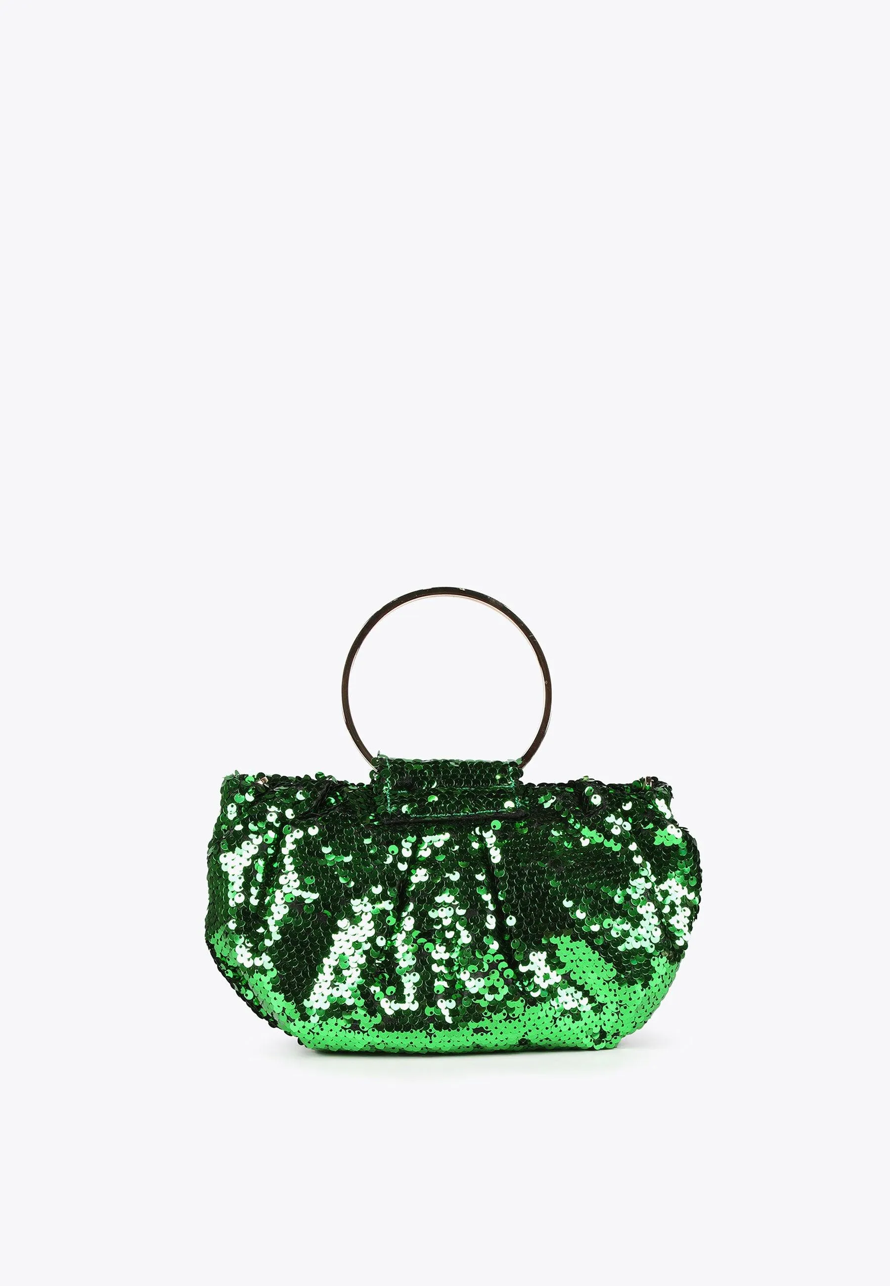 Sequinned evening bag