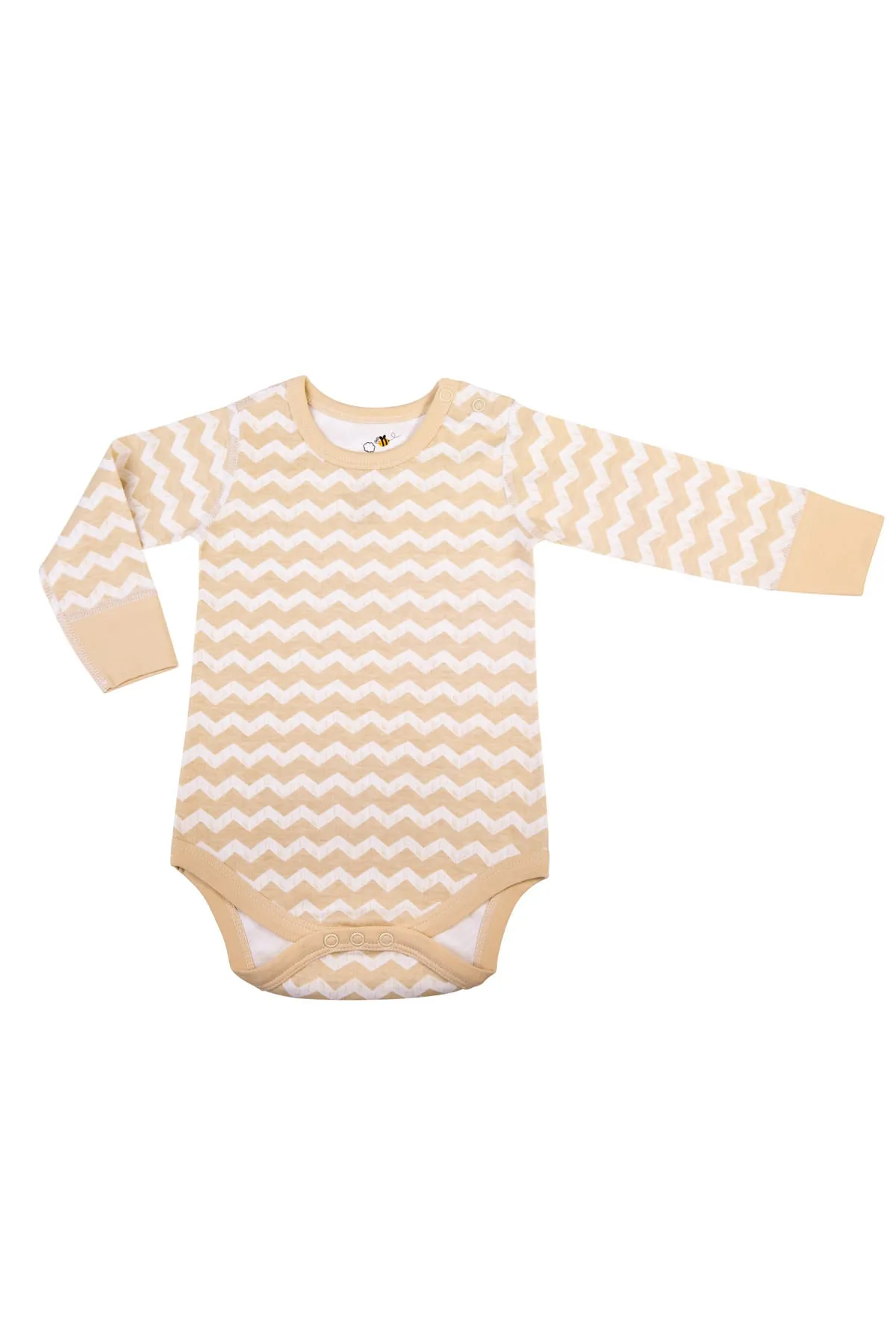 Set of Baby Unisex Organic LS Bodysuits w/Matching Pants (6 Piece Set)