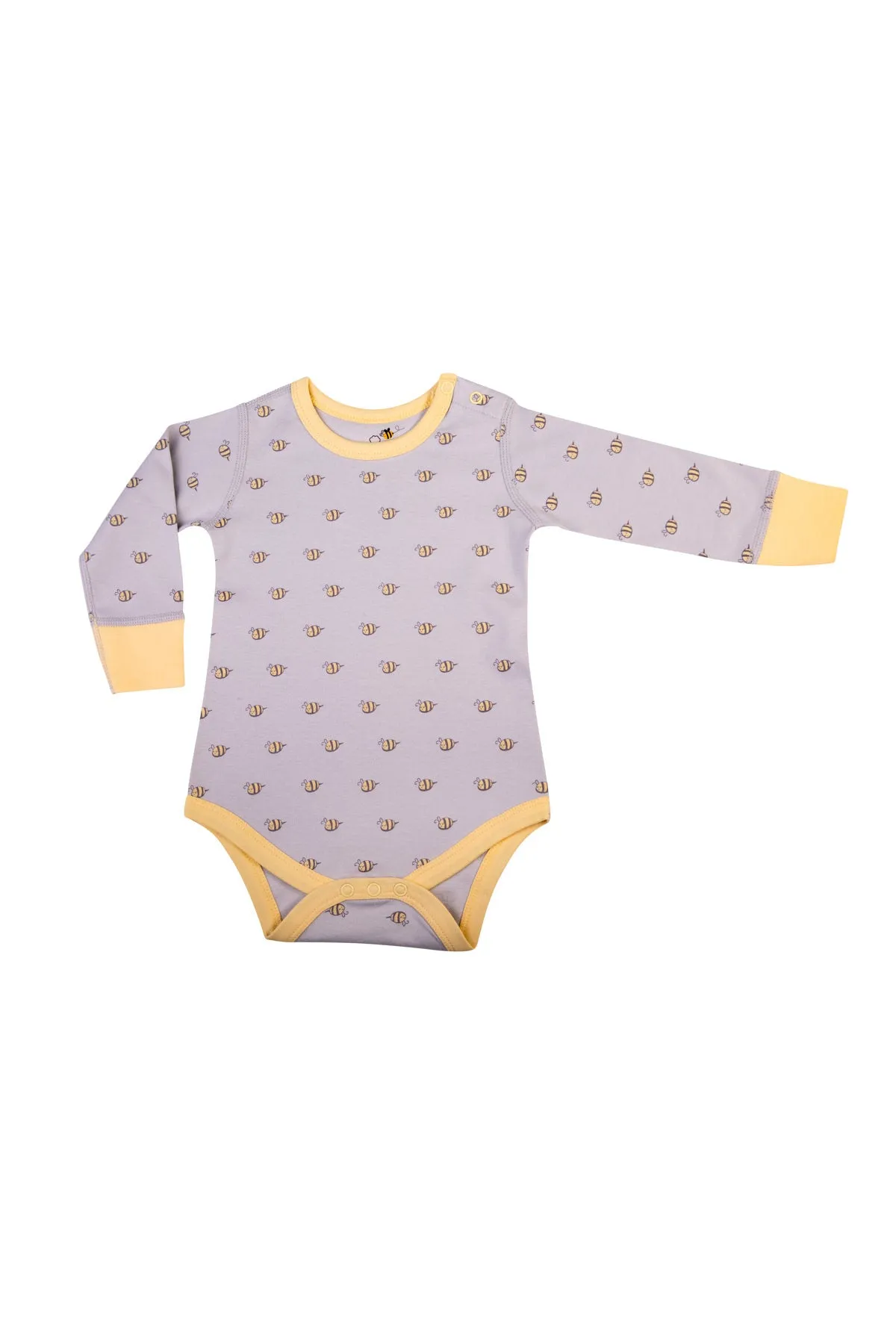 Set of Baby Unisex Organic LS Bodysuits w/Matching Pants (6 Piece Set)