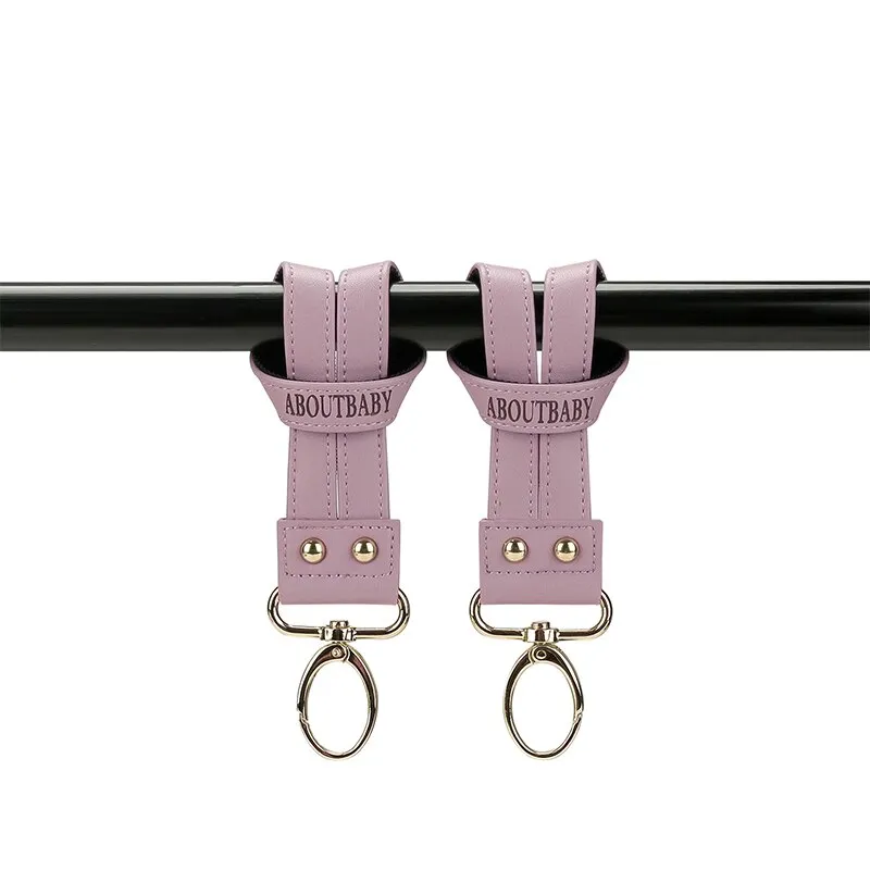 Sian Leather Stroller Clips