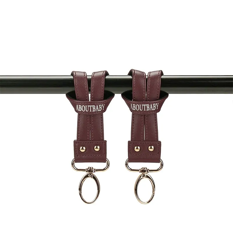 Sian Leather Stroller Clips