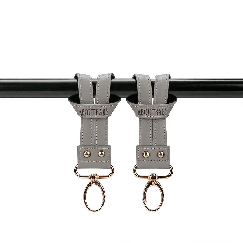Sian Leather Stroller Clips