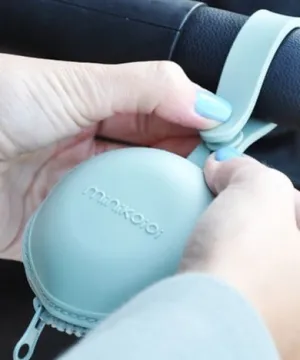 SILICONE POD - MINERAL BLUE