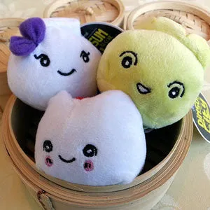 Siu Mai Mini Plushie Keychain