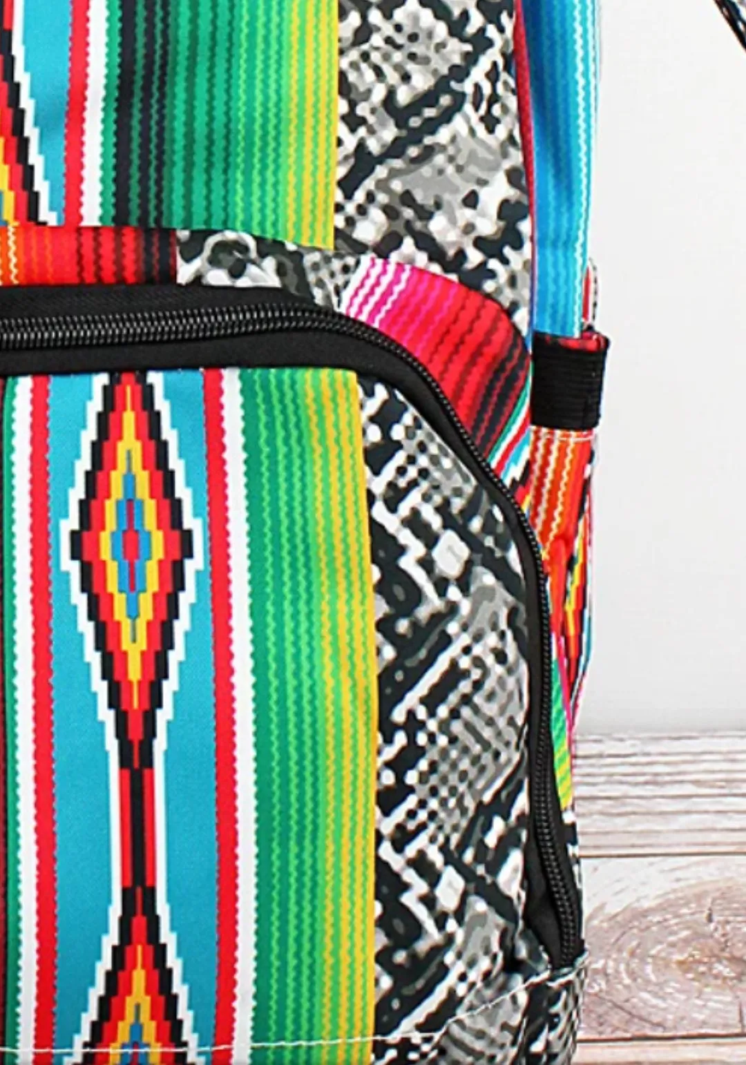 Slithering Serape Diaper Bag Backpack