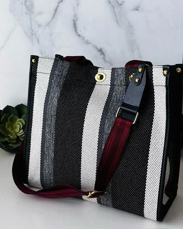 Small Stripe Tote