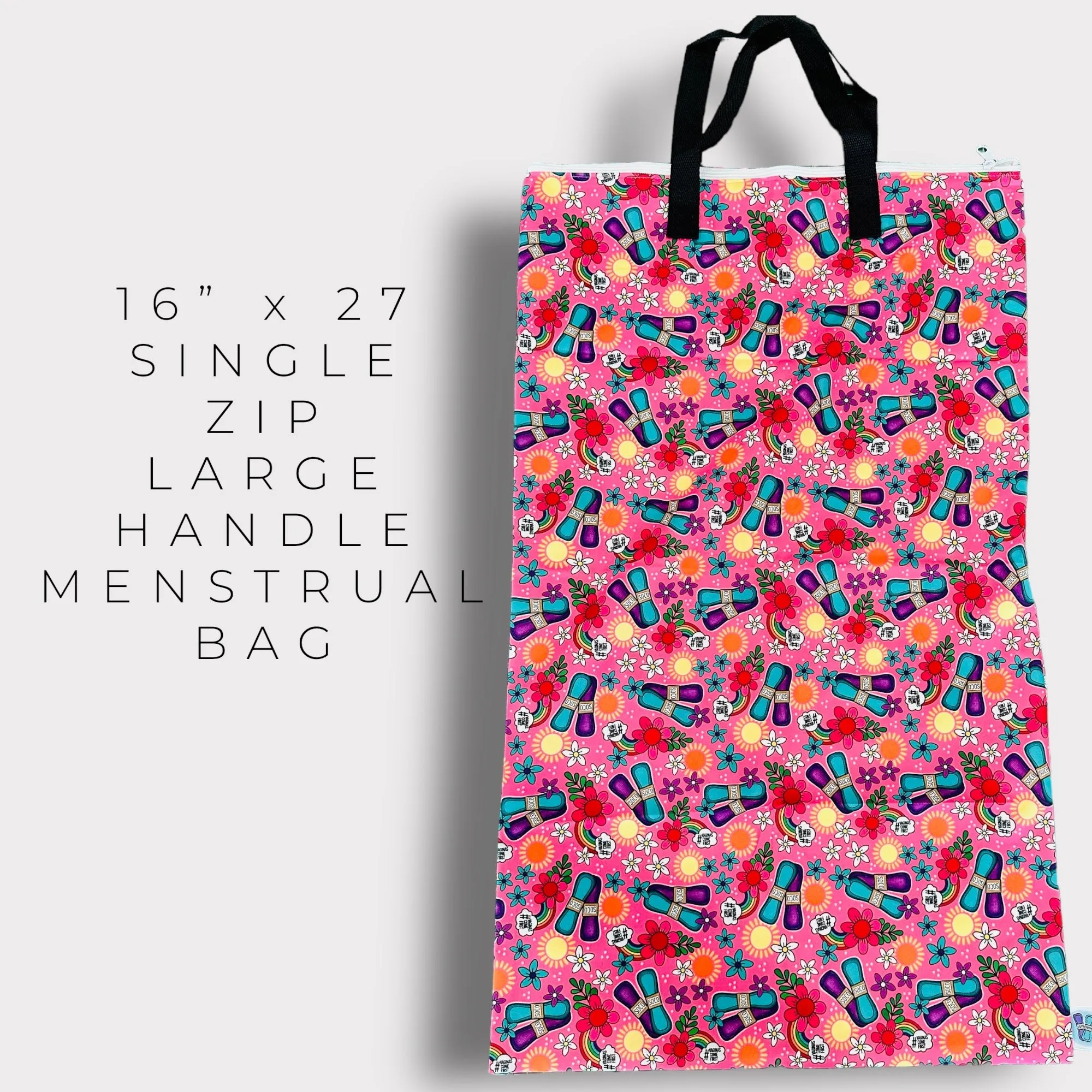 SoCo Large Pink Menstrual Bag