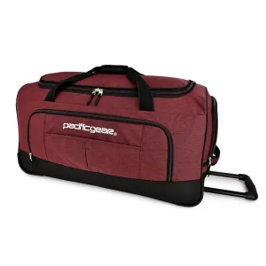 Spirit Keystone 30-Inch Wheeled Duffel - Burgundy 2 Wheels