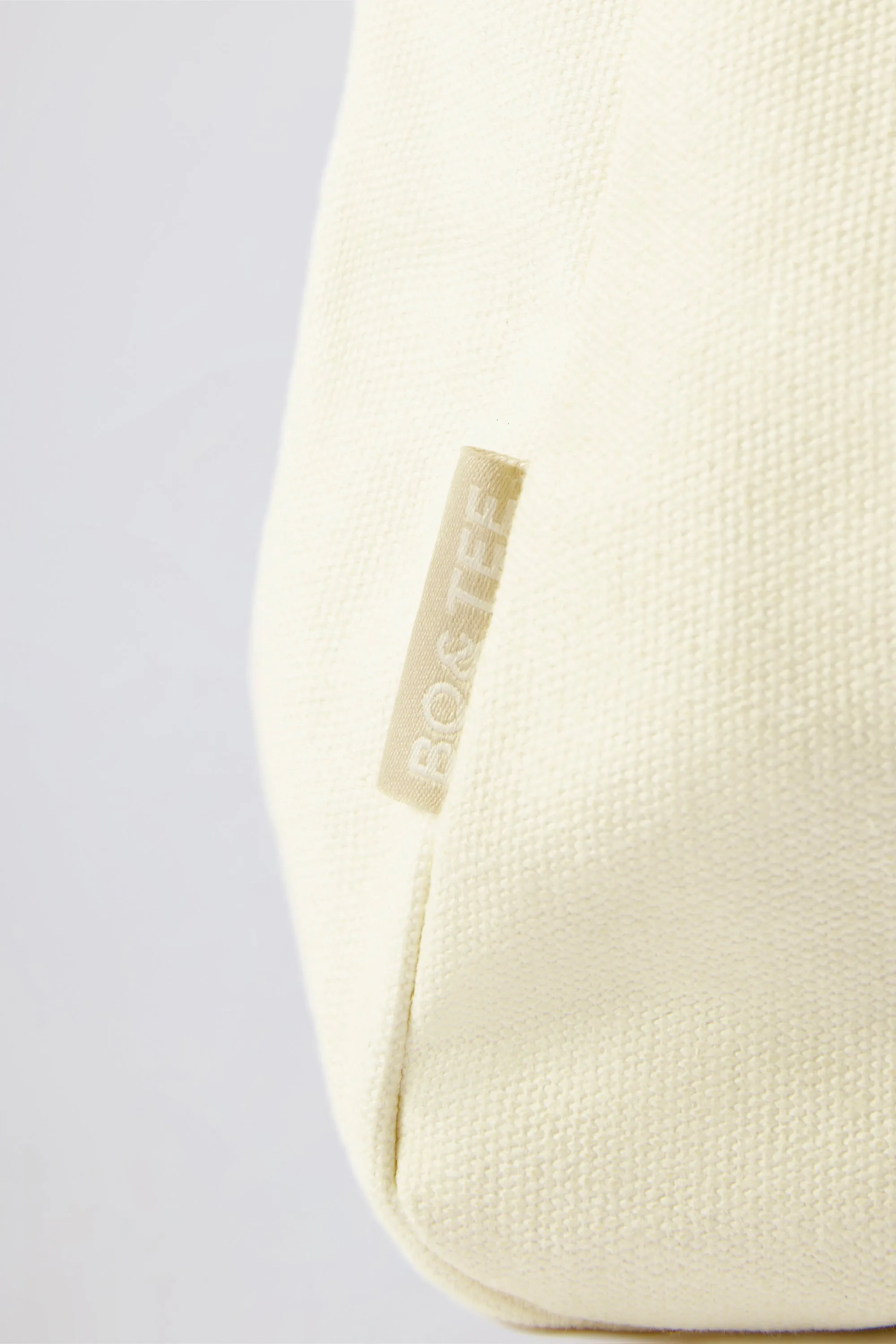 Sporty Oversized Tote Bag in Bone