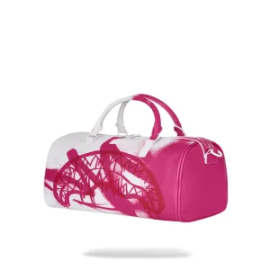 SprayGround Men Pink Vandal Mini Duffle Spring 2025 Duffel (Pink White)