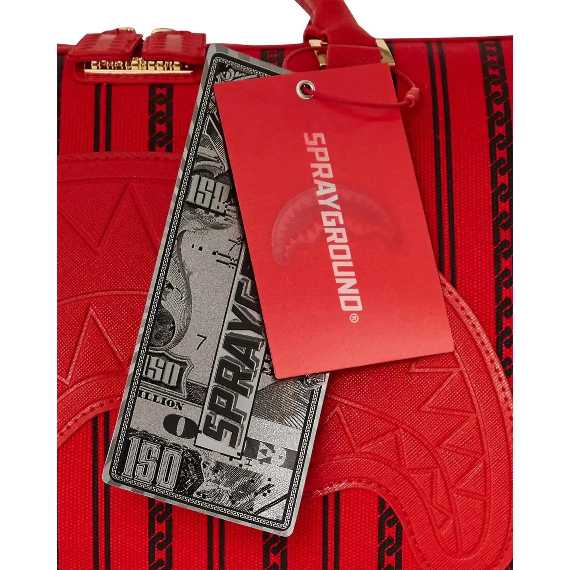 SprayGround Men Reverse Sip 2.0 Mini Duffle Spring 2025 Duffel (Red Black)