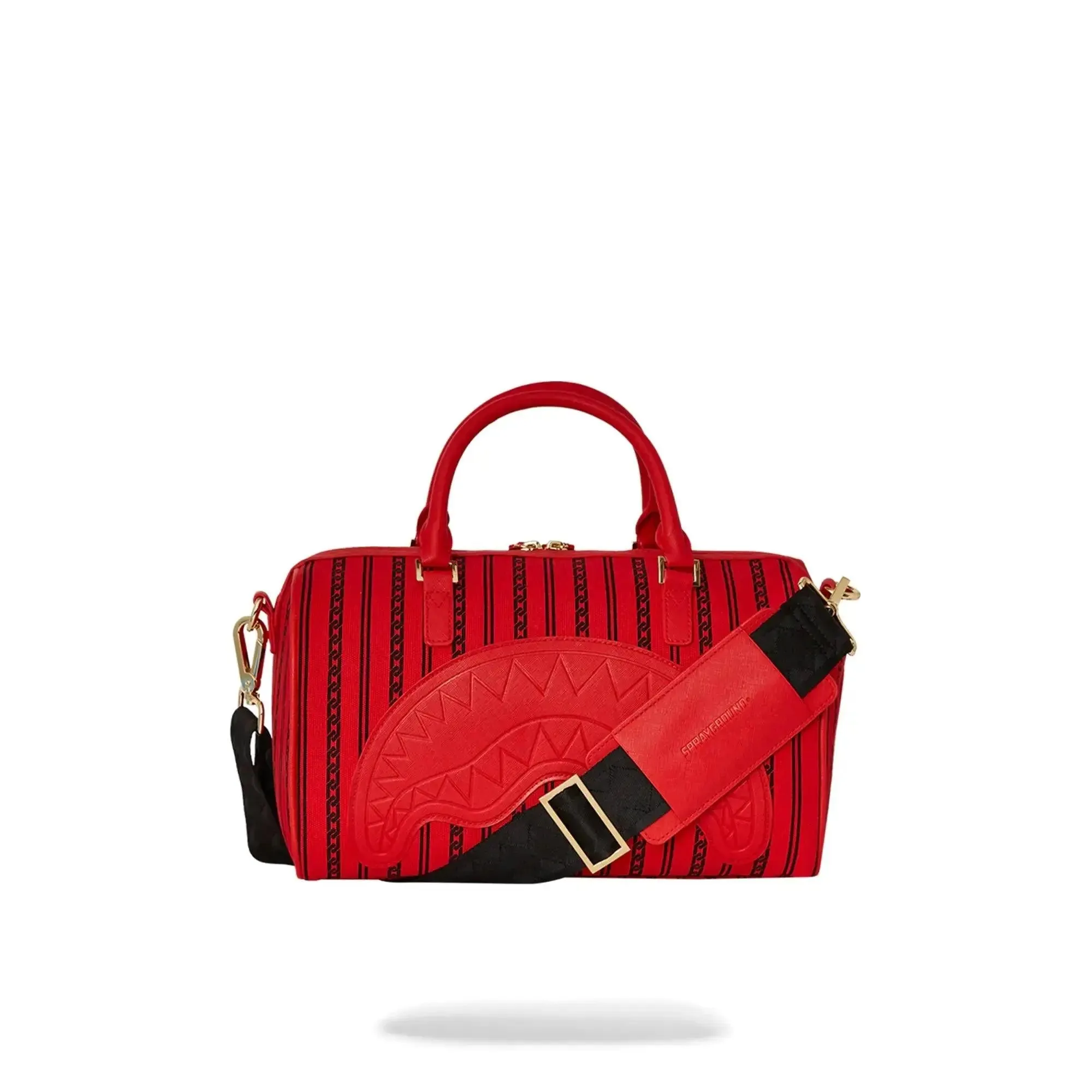 SprayGround Men Reverse Sip 2.0 Mini Duffle Spring 2025 Duffel (Red Black)