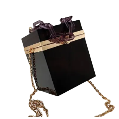 Square Colored Acrylic Box Bag