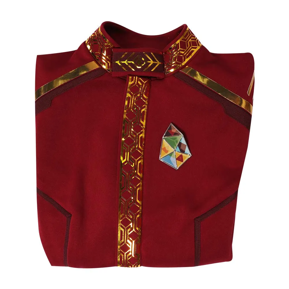 Star Trek: Strange New Worlds Season 2 La'an Noonien-Singh Cosplay Costume Red Outfits Halloween Carnival Suit