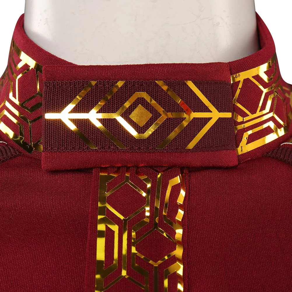 Star Trek: Strange New Worlds Season 2 La'an Noonien-Singh Cosplay Costume Red Outfits Halloween Carnival Suit