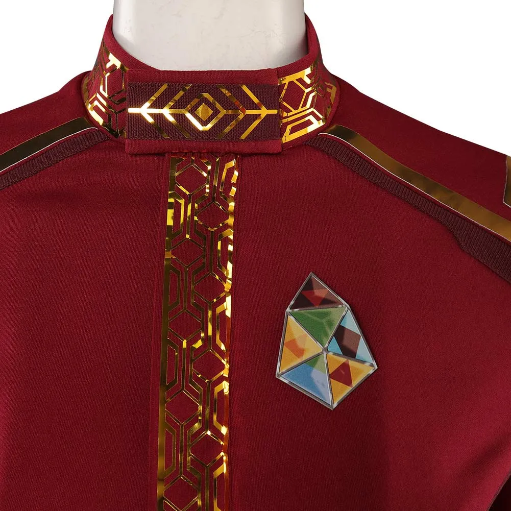 Star Trek: Strange New Worlds Season 2 La'an Noonien-Singh Cosplay Costume Red Outfits Halloween Carnival Suit