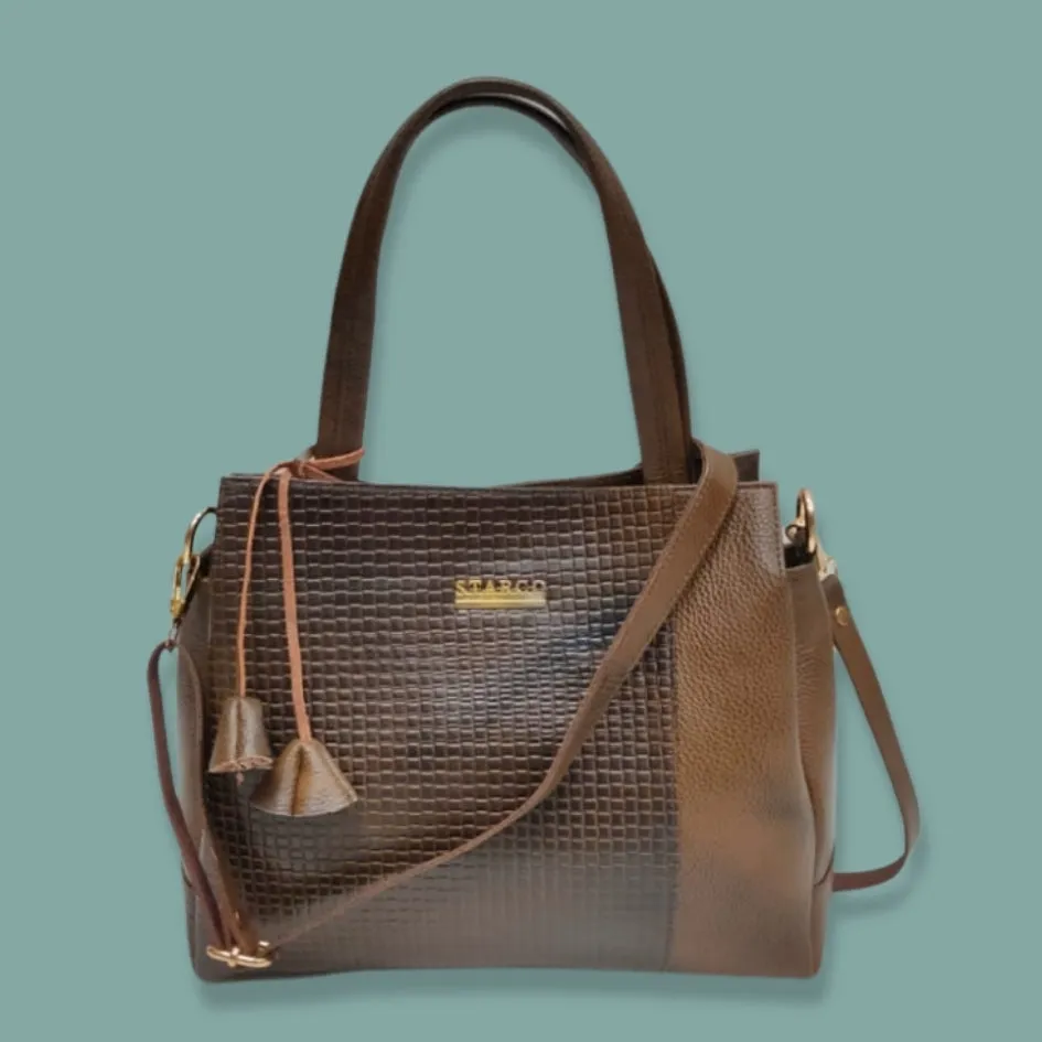 Starco Genuine Leather Women's Tote Bag -3