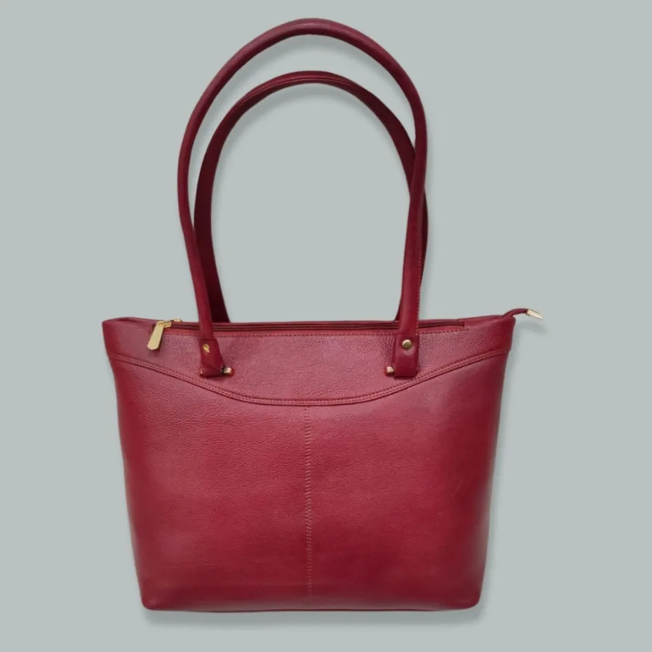 Starco Genuine Leather Women's Tote Bag -8