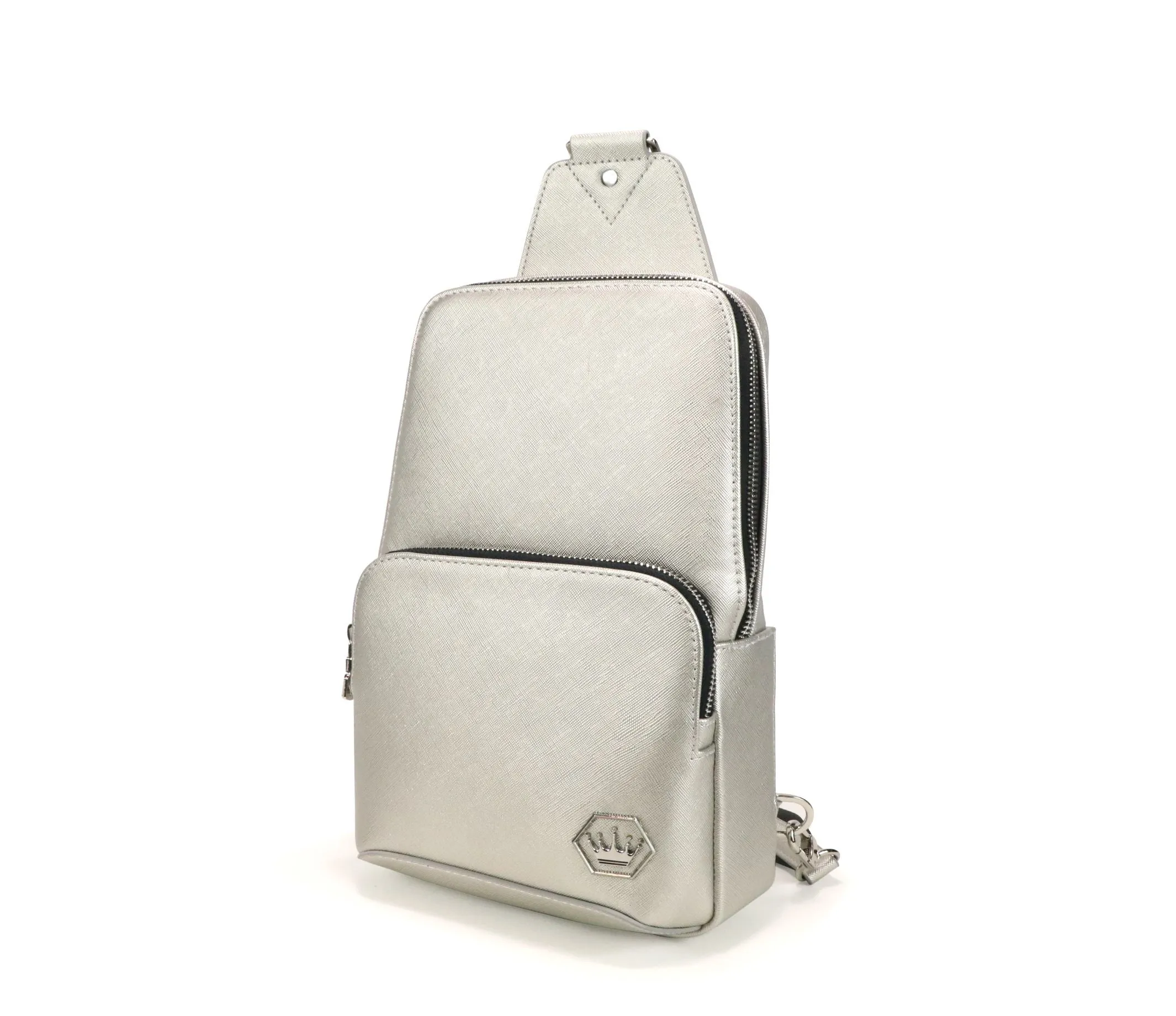 STORM SILVER CROSSBODY SLING BAG