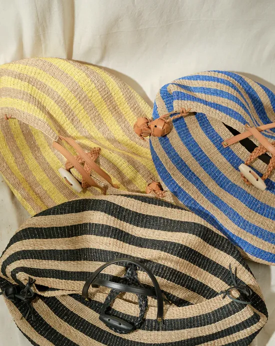 Striped Loaf Tote