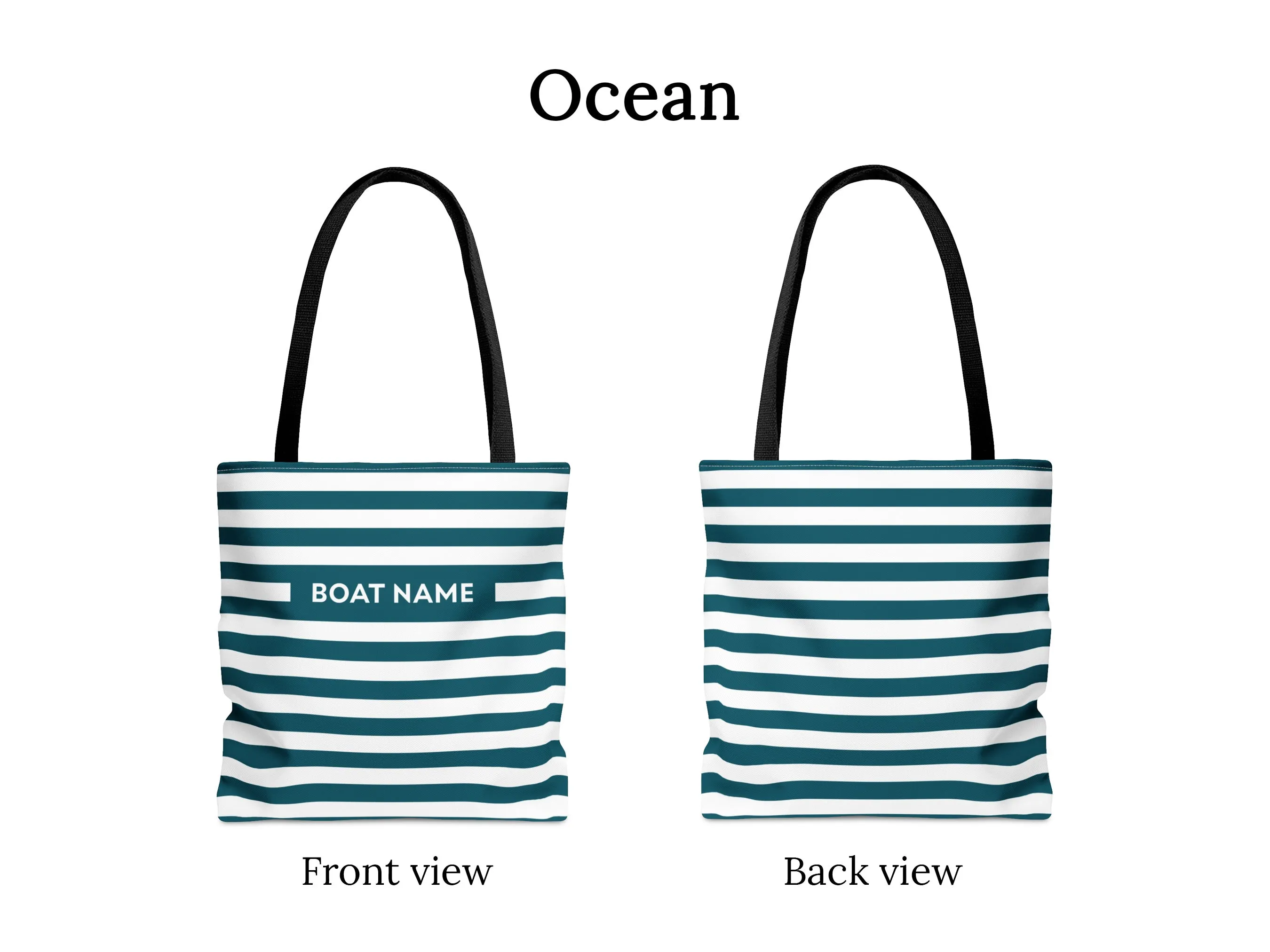 Striped Nautical Tote Bag | Upwind Design