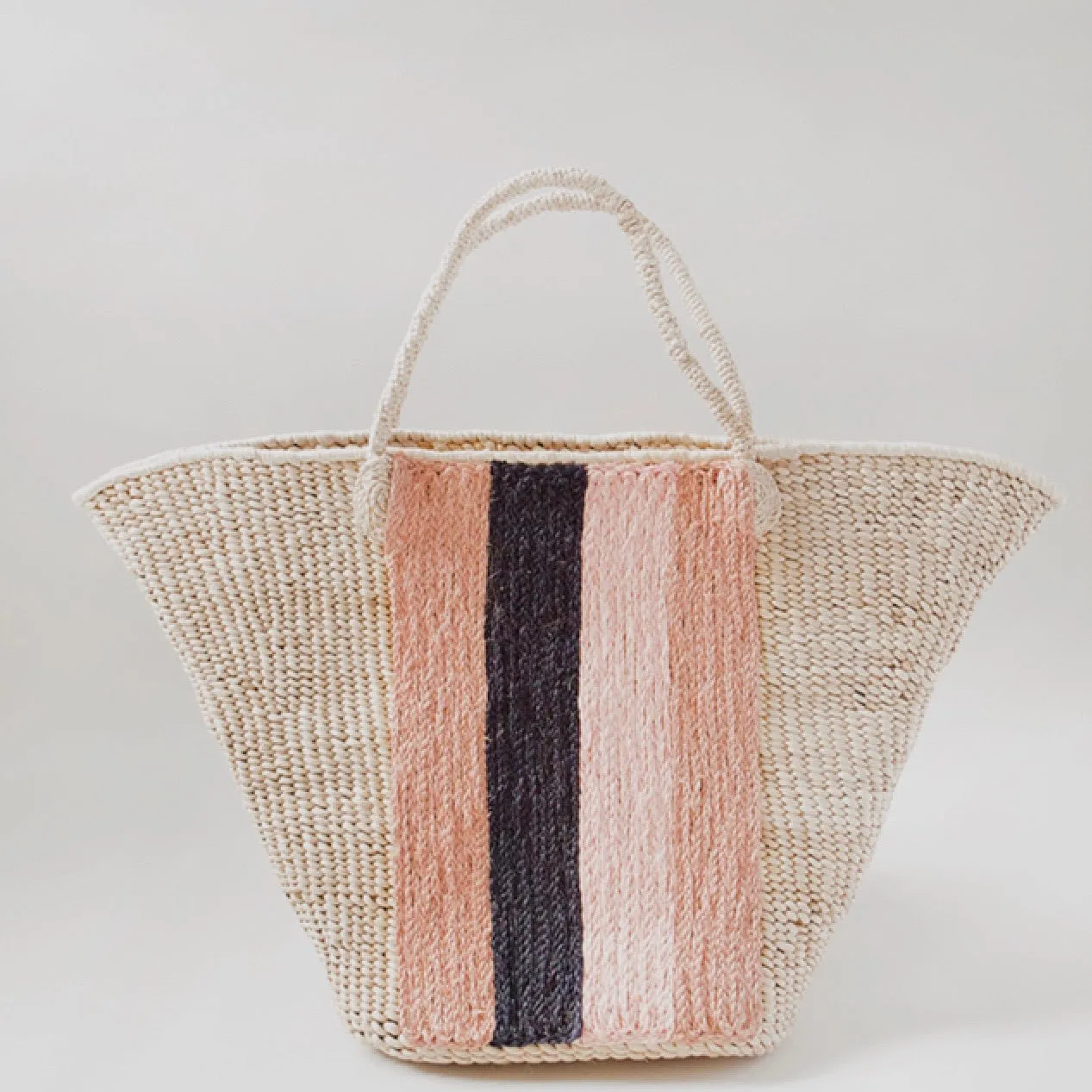 Striped Panel Bag