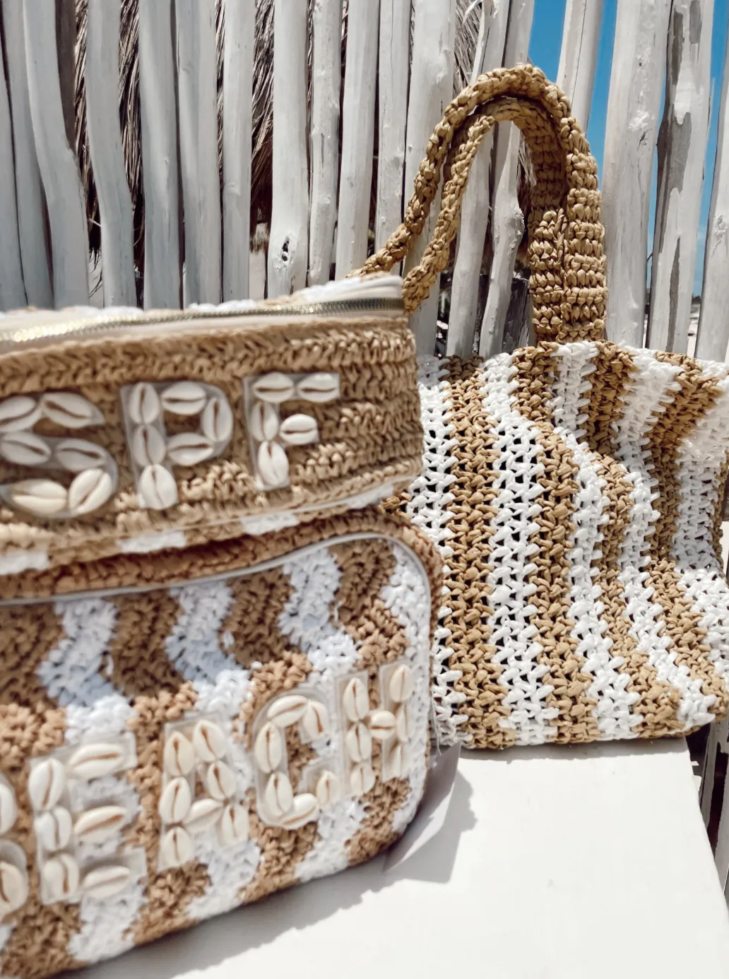 Striped Tote Bag