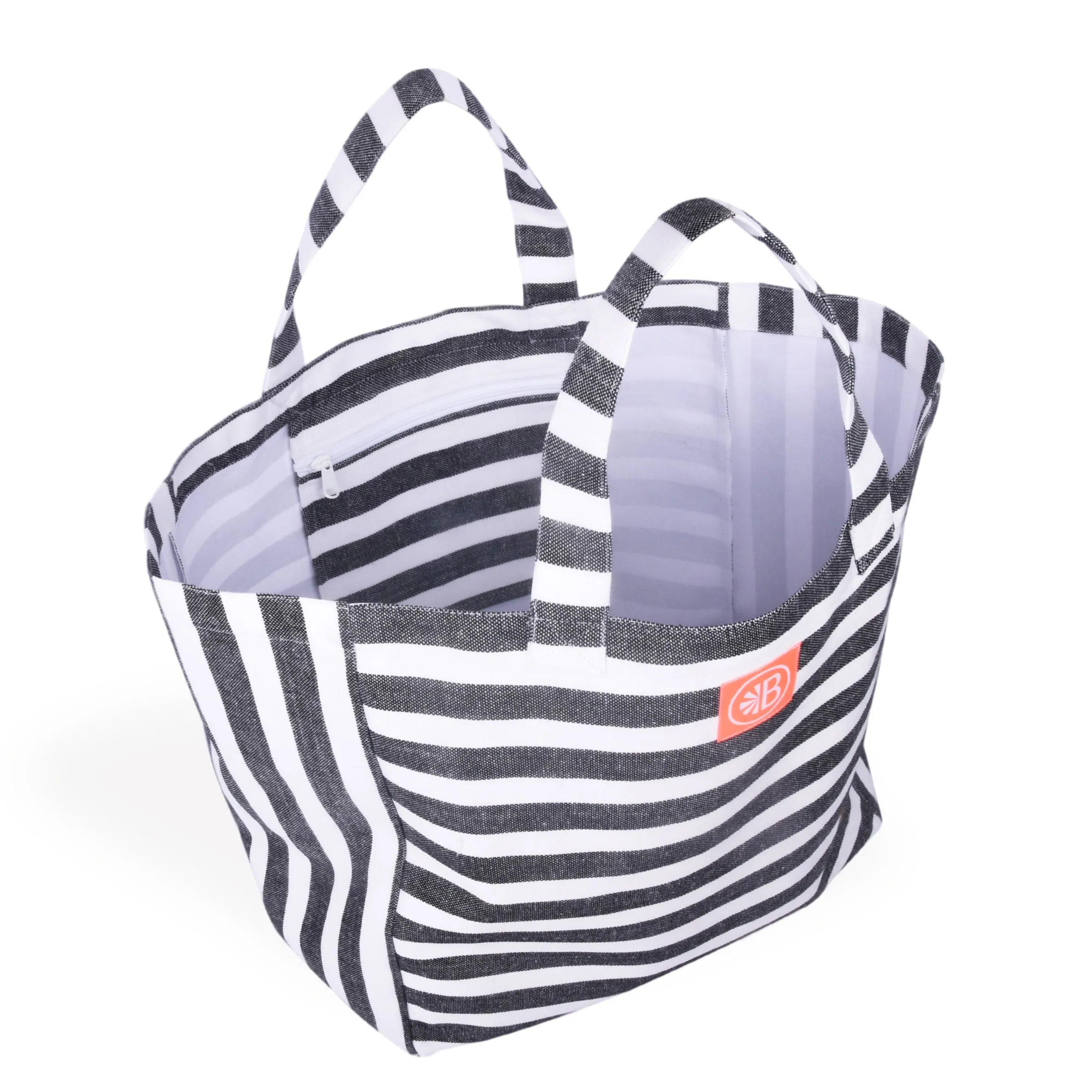 Striped Tote Bag