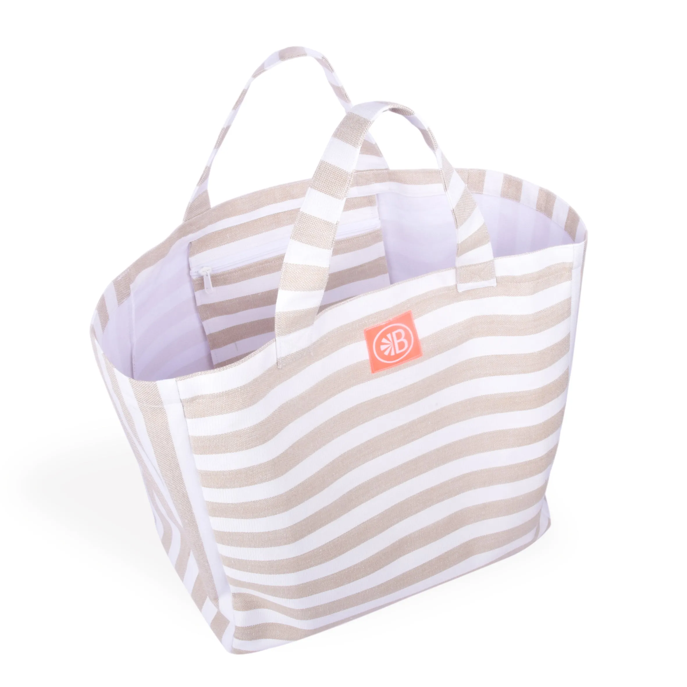 Striped Tote Bag