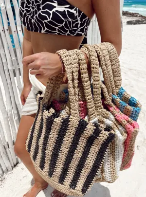 Striped Tote Bag