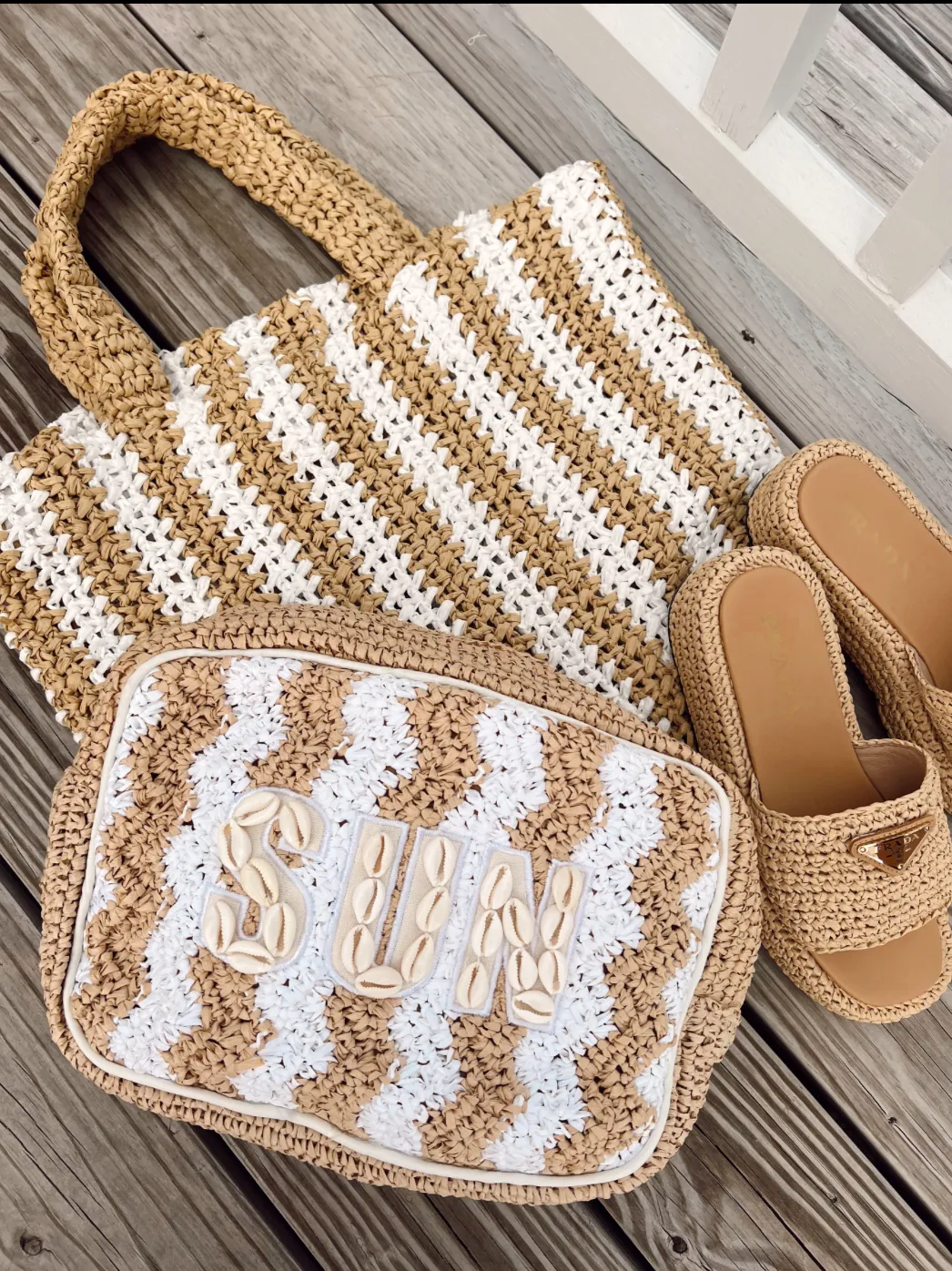 Striped Tote Bag