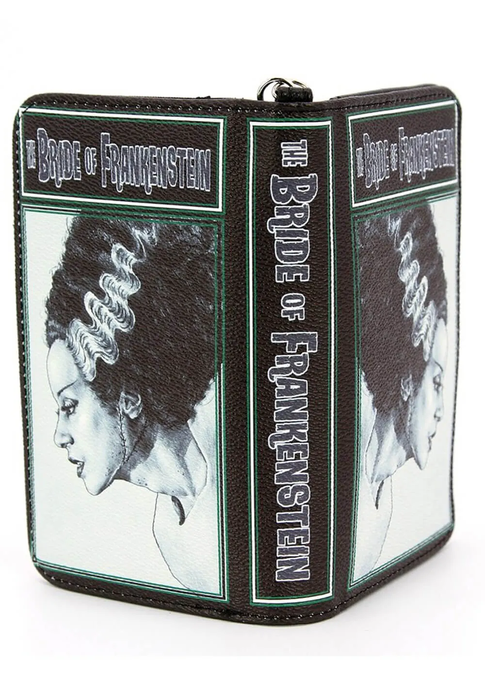 Succubus Bags Bride of Frankenstein Book Wristlet Wallet Black