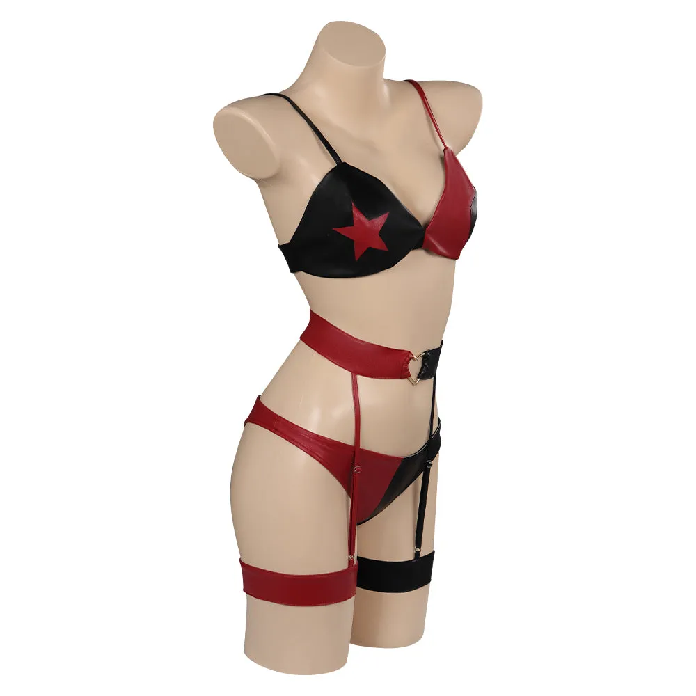 Suicide Squad Harley Quinn  Cosplay Costume Outfits Halloween Carnival Party Disguise Suit