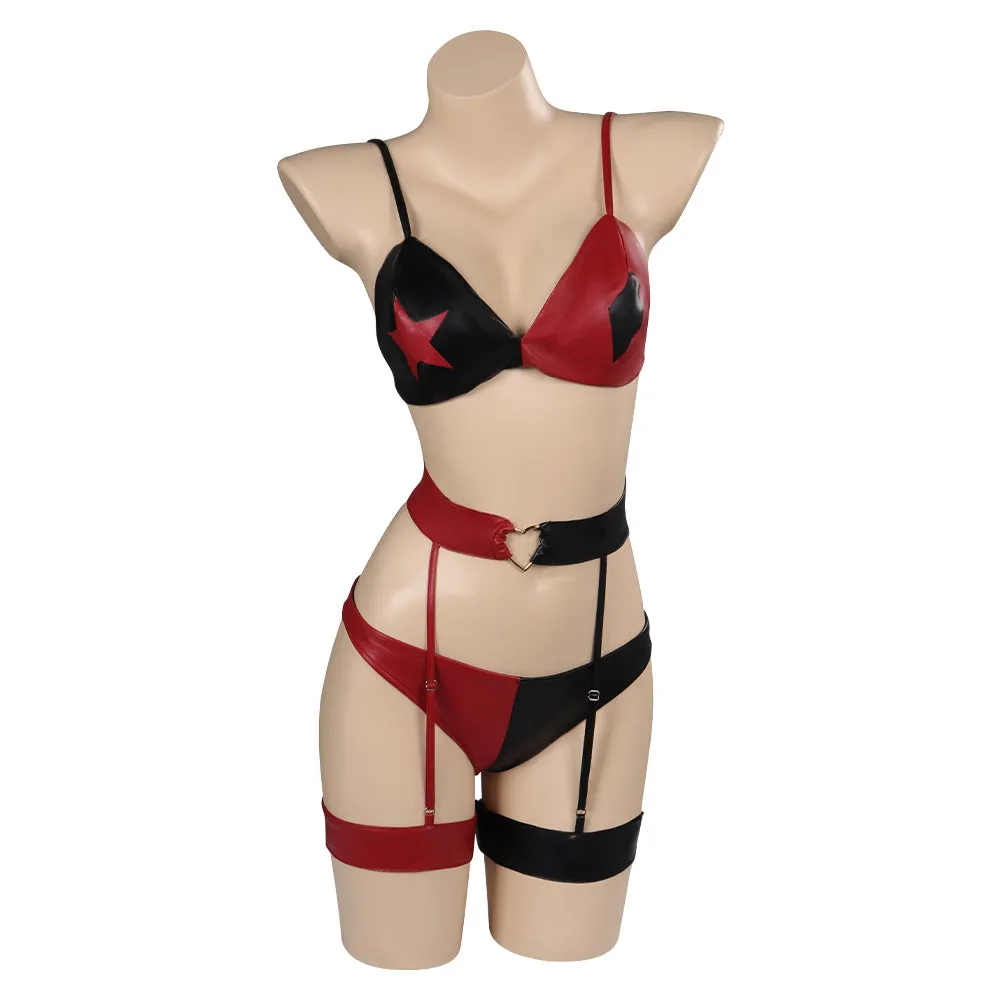 Suicide Squad Harley Quinn  Cosplay Costume Outfits Halloween Carnival Party Disguise Suit