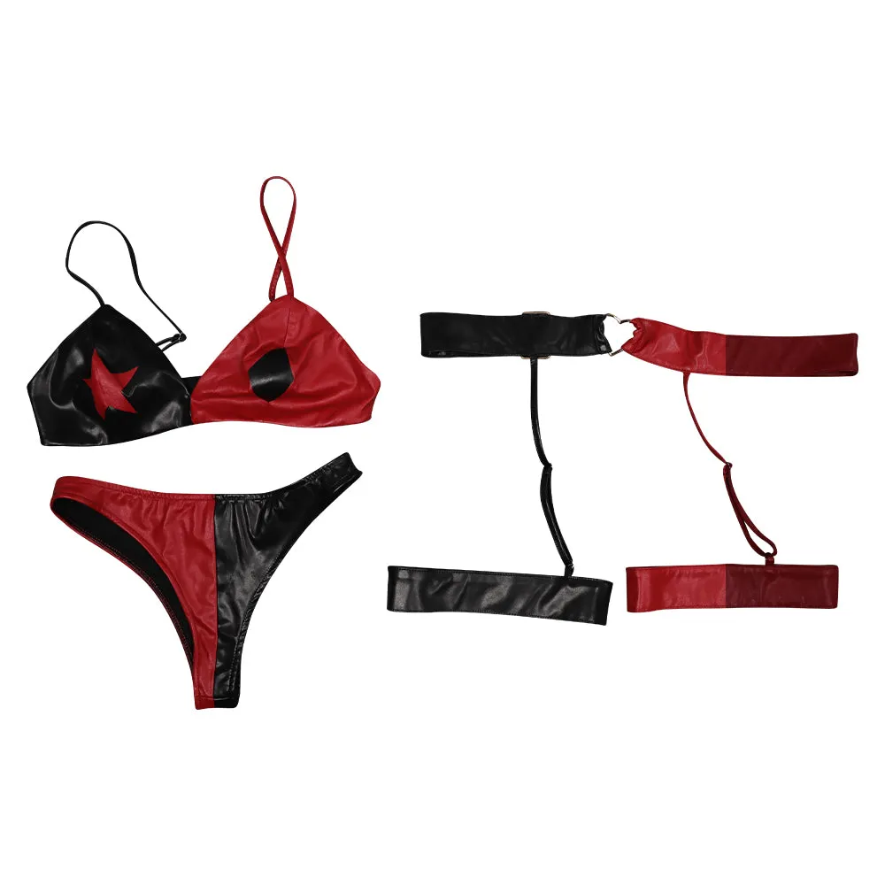 Suicide Squad Harley Quinn  Cosplay Costume Outfits Halloween Carnival Party Disguise Suit