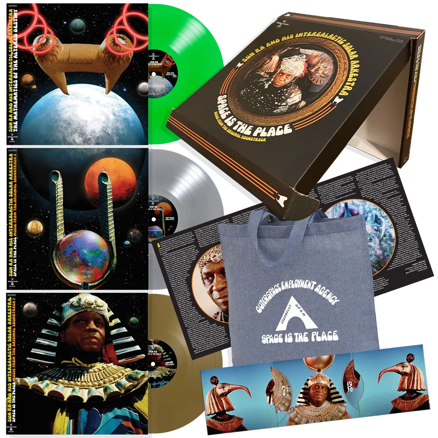 Sun Ra – Space Is The Place Soundtrack [BOX SET 3xLP   BluRay   DVD] – New LP