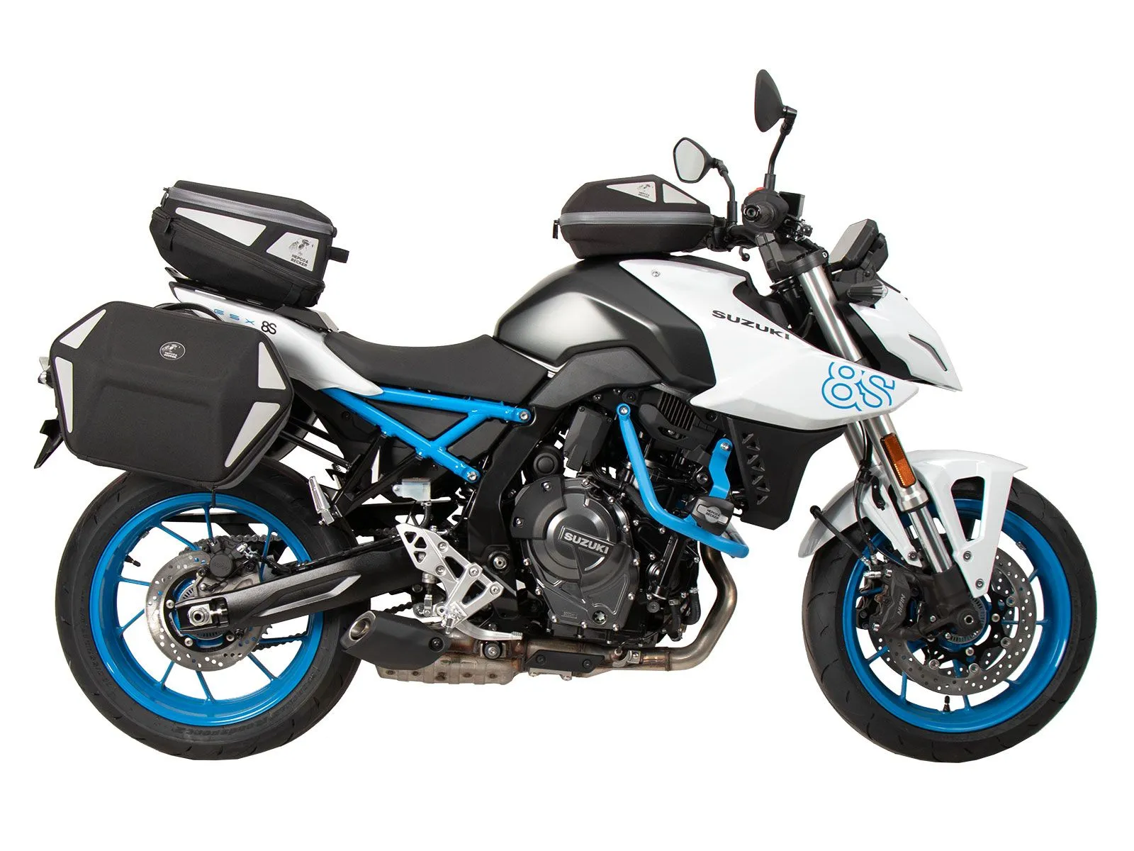 Suzuki GSX - 8S Carrier - Sidecases "C-Bow"