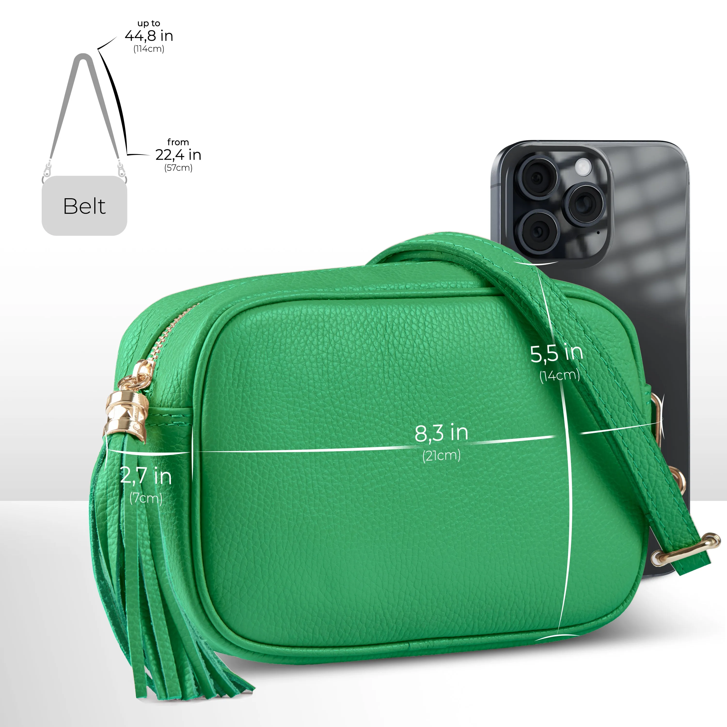 TAKEASY Calf Leather Crossbody Bag 231302