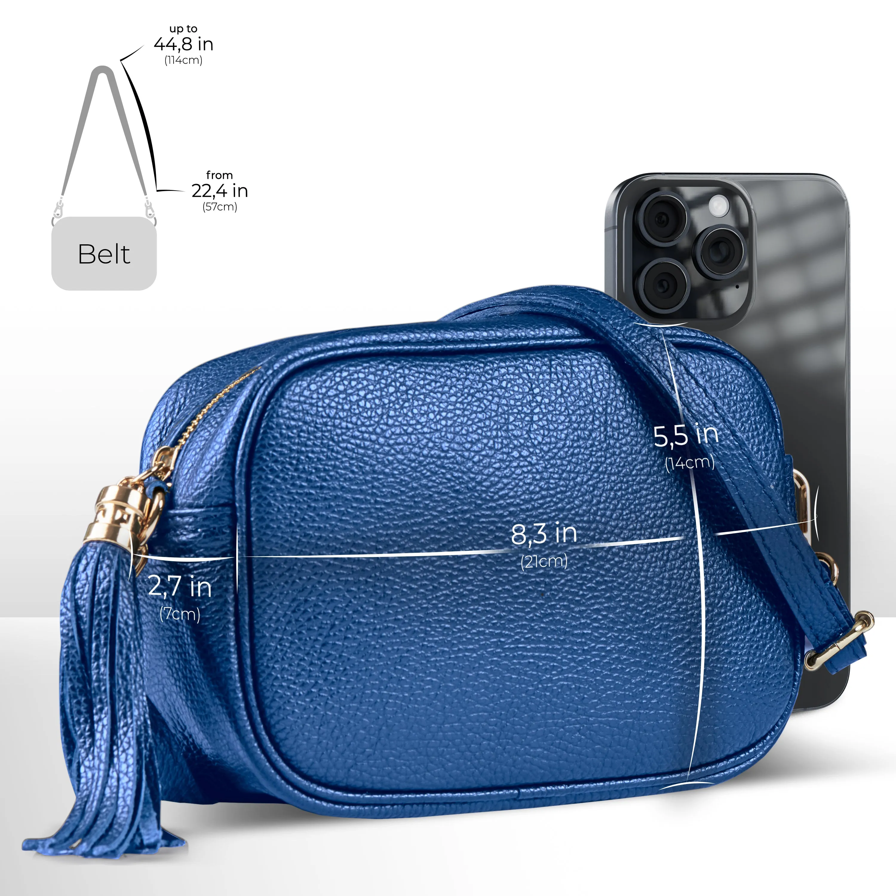 TAKEASY Calf Leather Crossbody Bag 231302