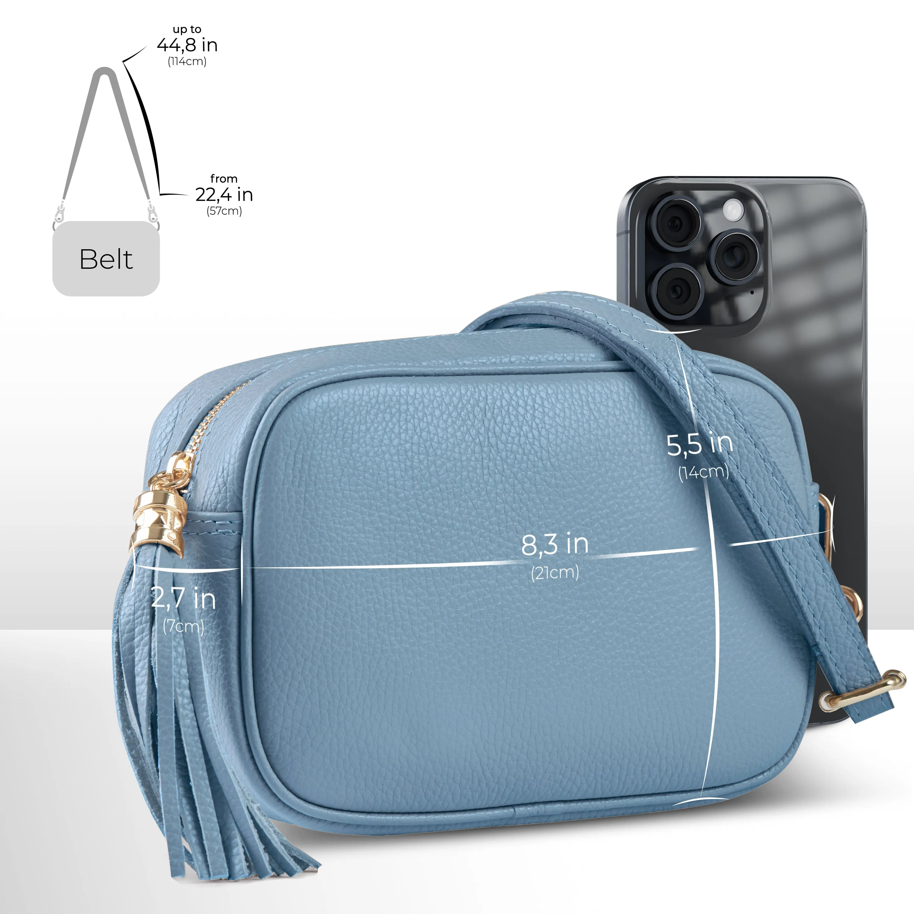 TAKEASY Calf Leather Crossbody Bag 231302
