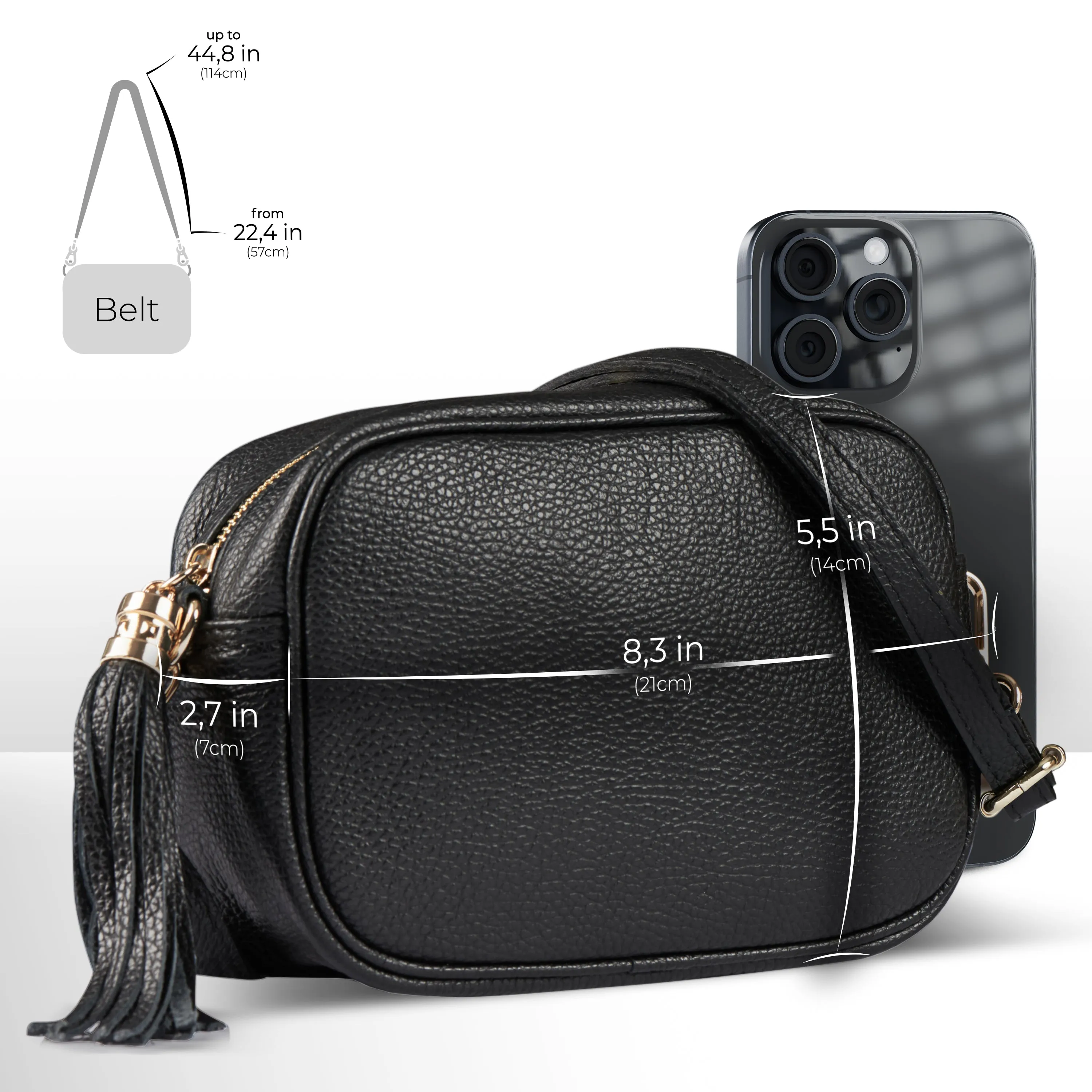 TAKEASY Calf Leather Crossbody Bag 231302