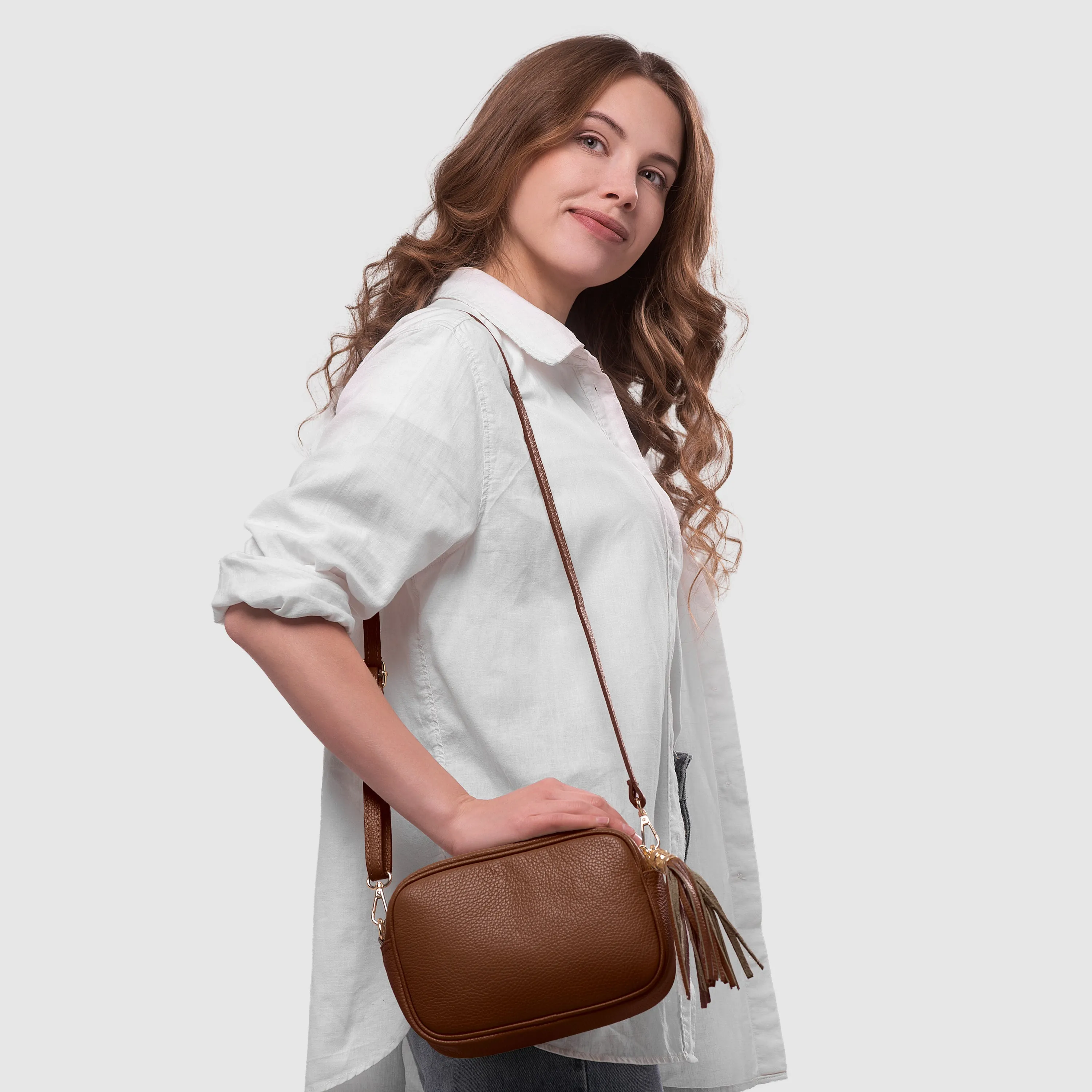 TAKEASY Calf Leather Crossbody Bag 231302