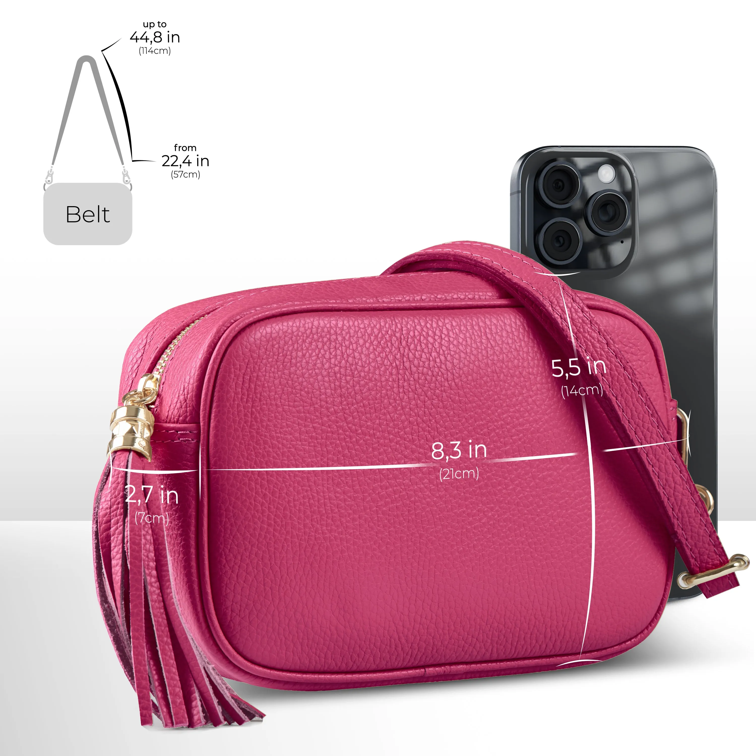 TAKEASY Calf Leather Crossbody Bag 231302