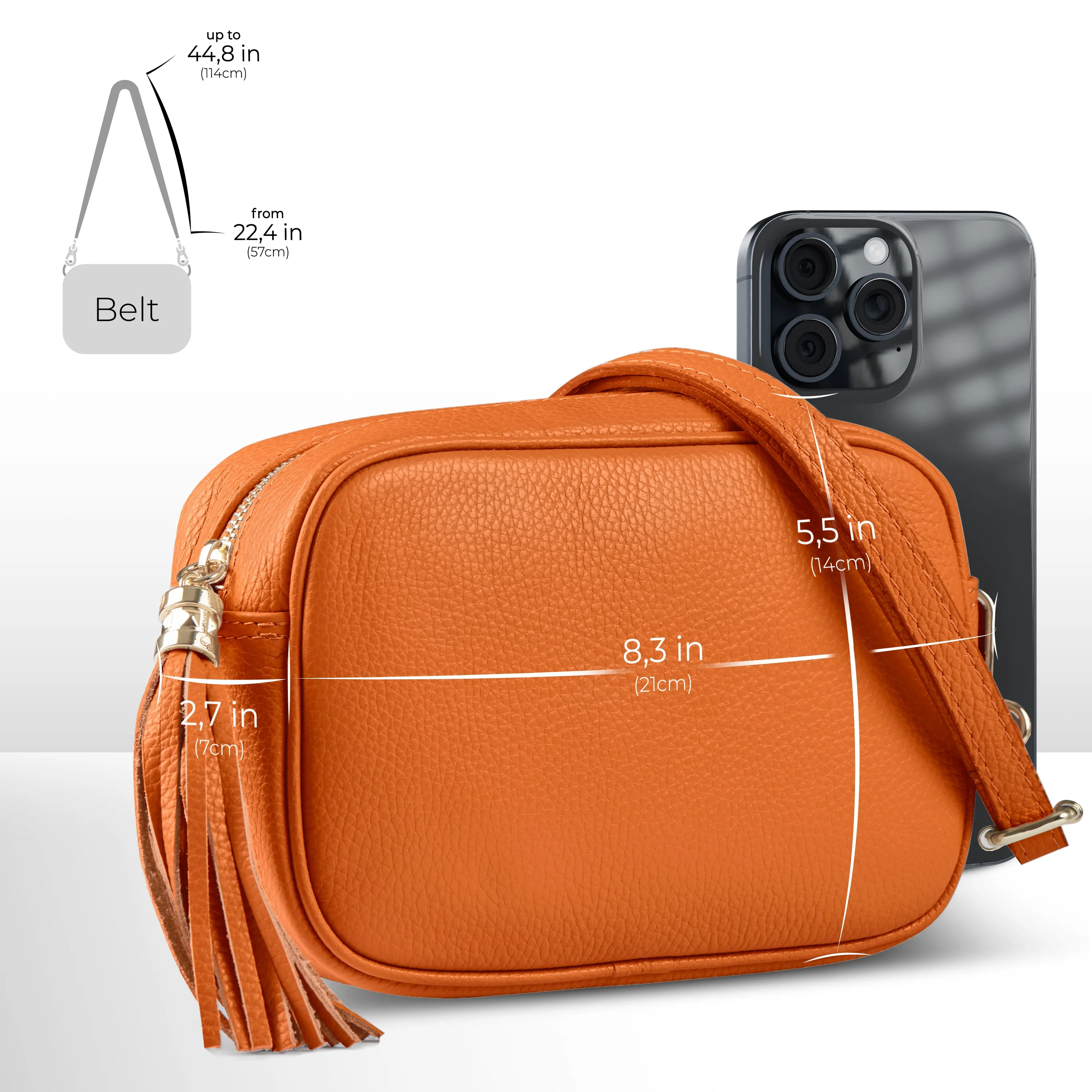 TAKEASY Calf Leather Crossbody Bag 231302