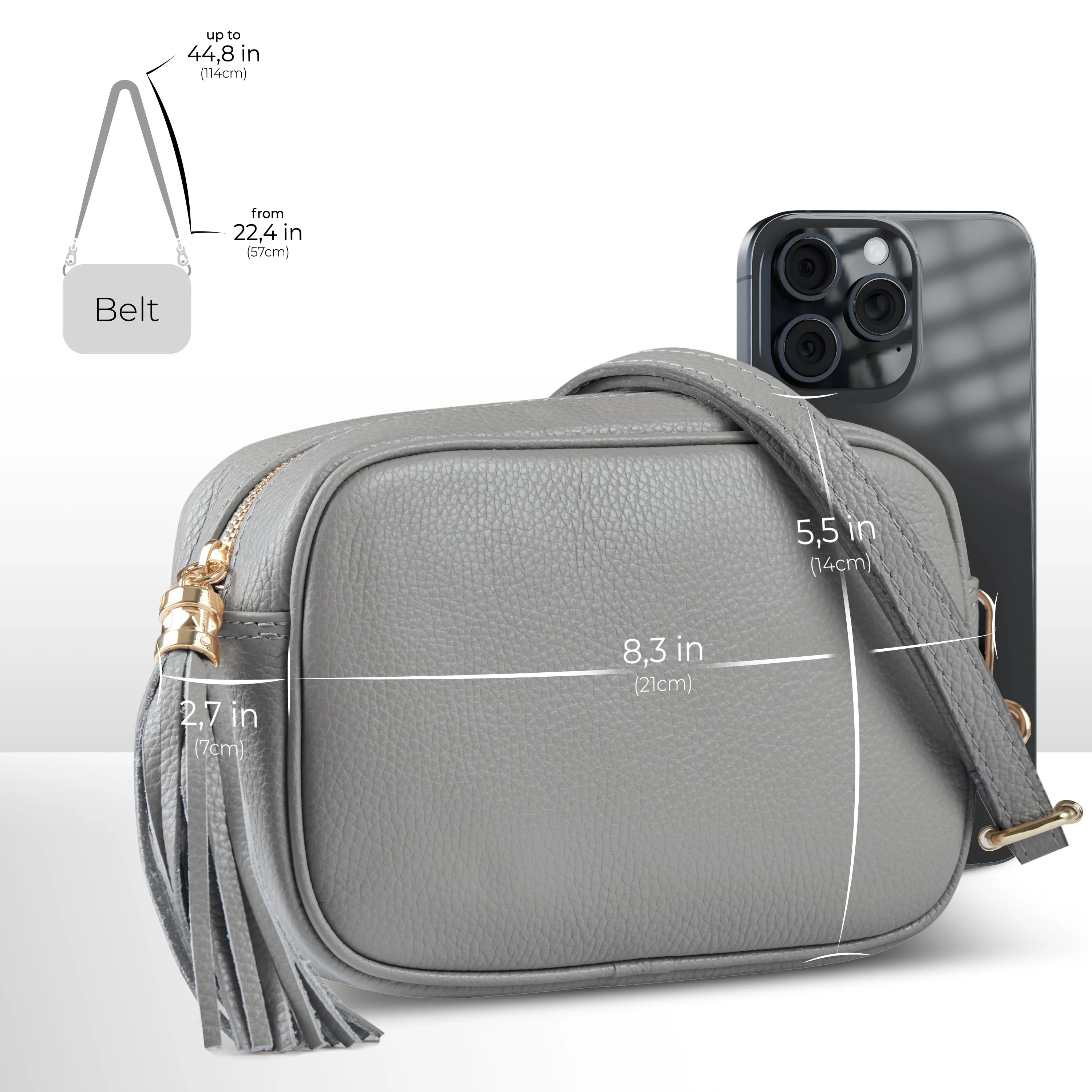 TAKEASY Calf Leather Crossbody Bag 231302
