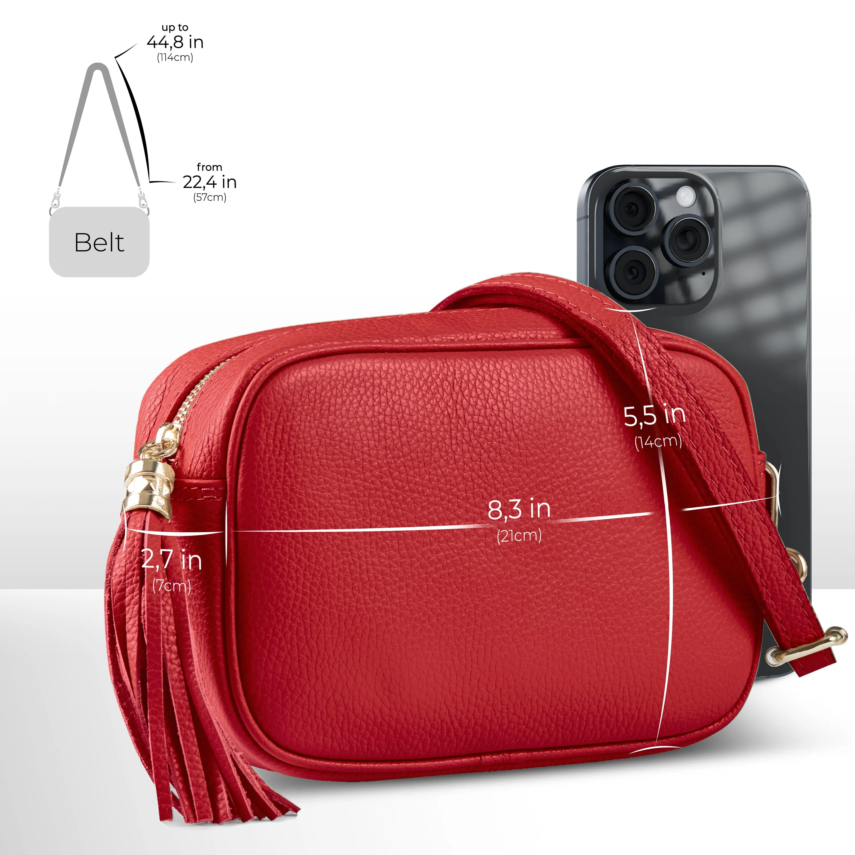 TAKEASY Calf Leather Crossbody Bag 231302
