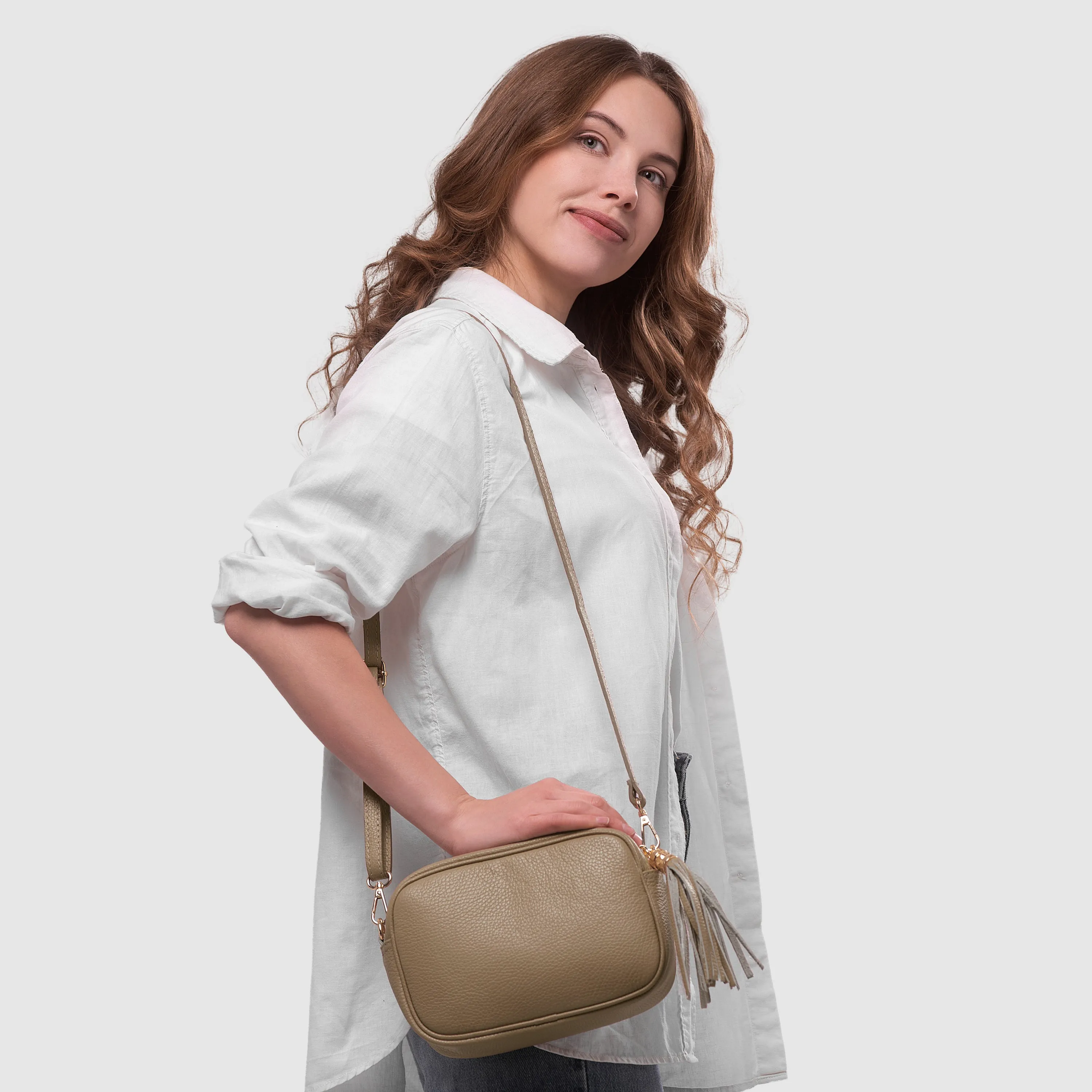 TAKEASY Calf Leather Crossbody Bag 231302