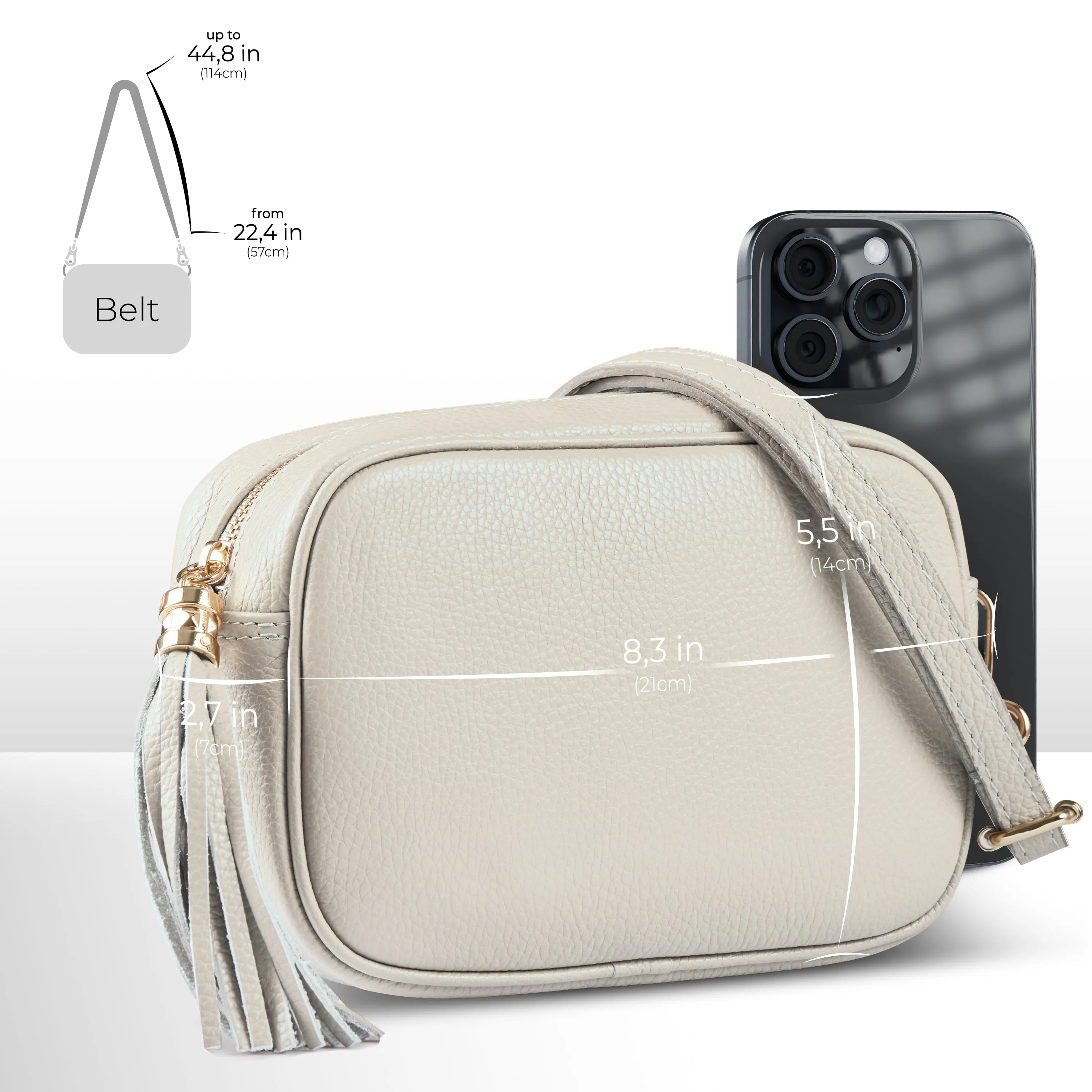 TAKEASY Calf Leather Crossbody Bag 231302