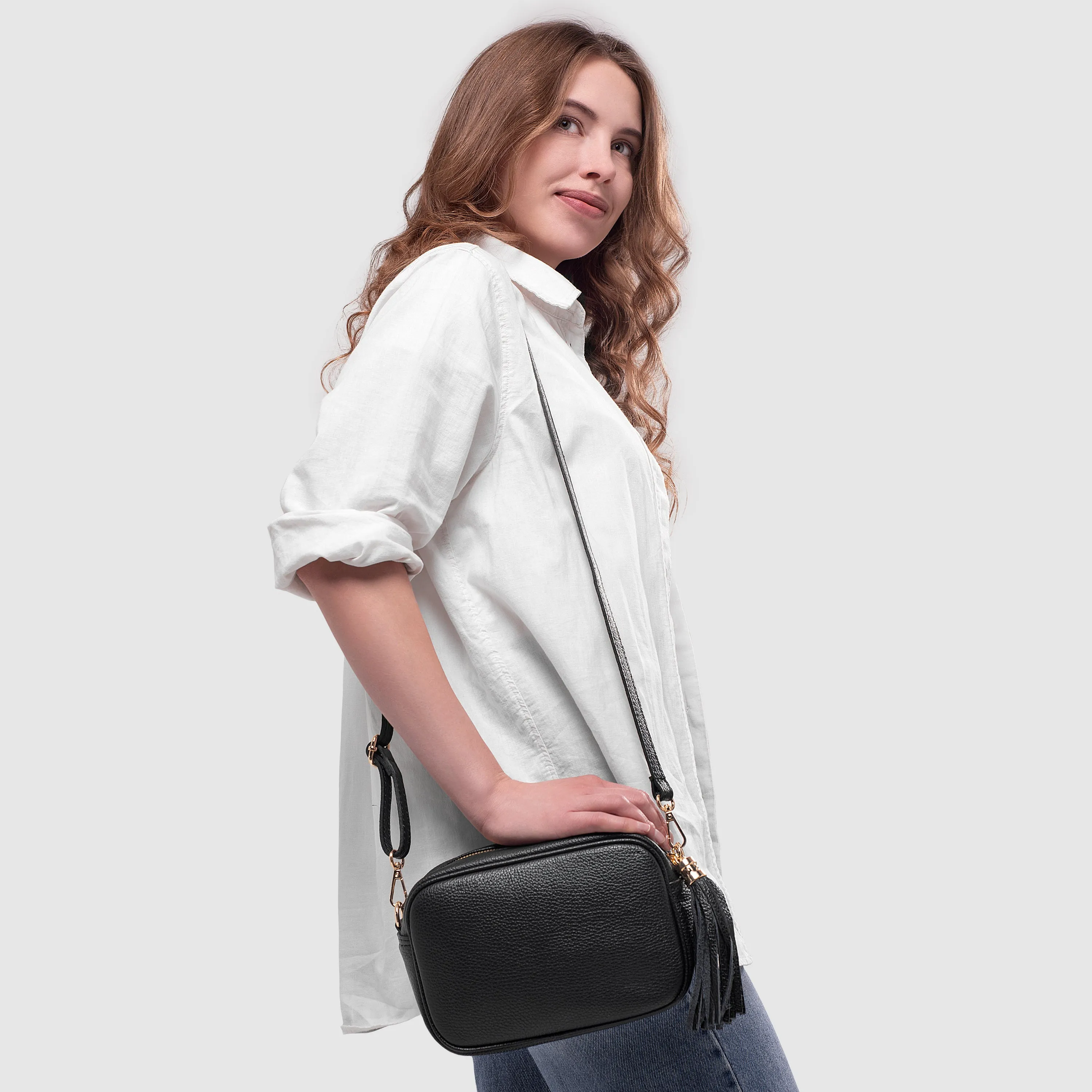 TAKEASY Calf Leather Crossbody Bag 231302