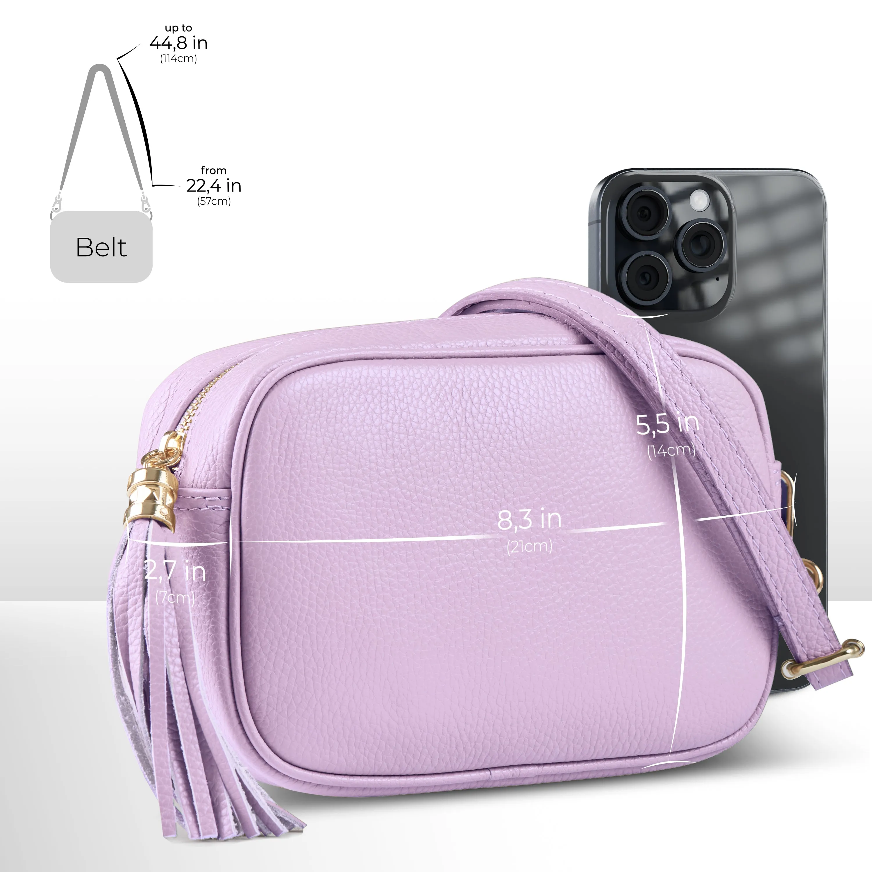 TAKEASY Calf Leather Crossbody Bag 231302